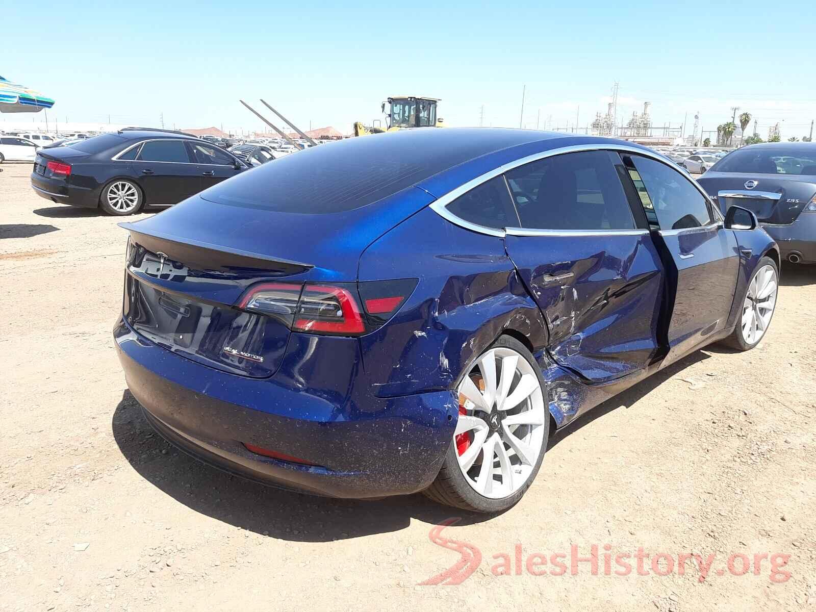 5YJ3E1EB0JF083964 2018 TESLA MODEL 3