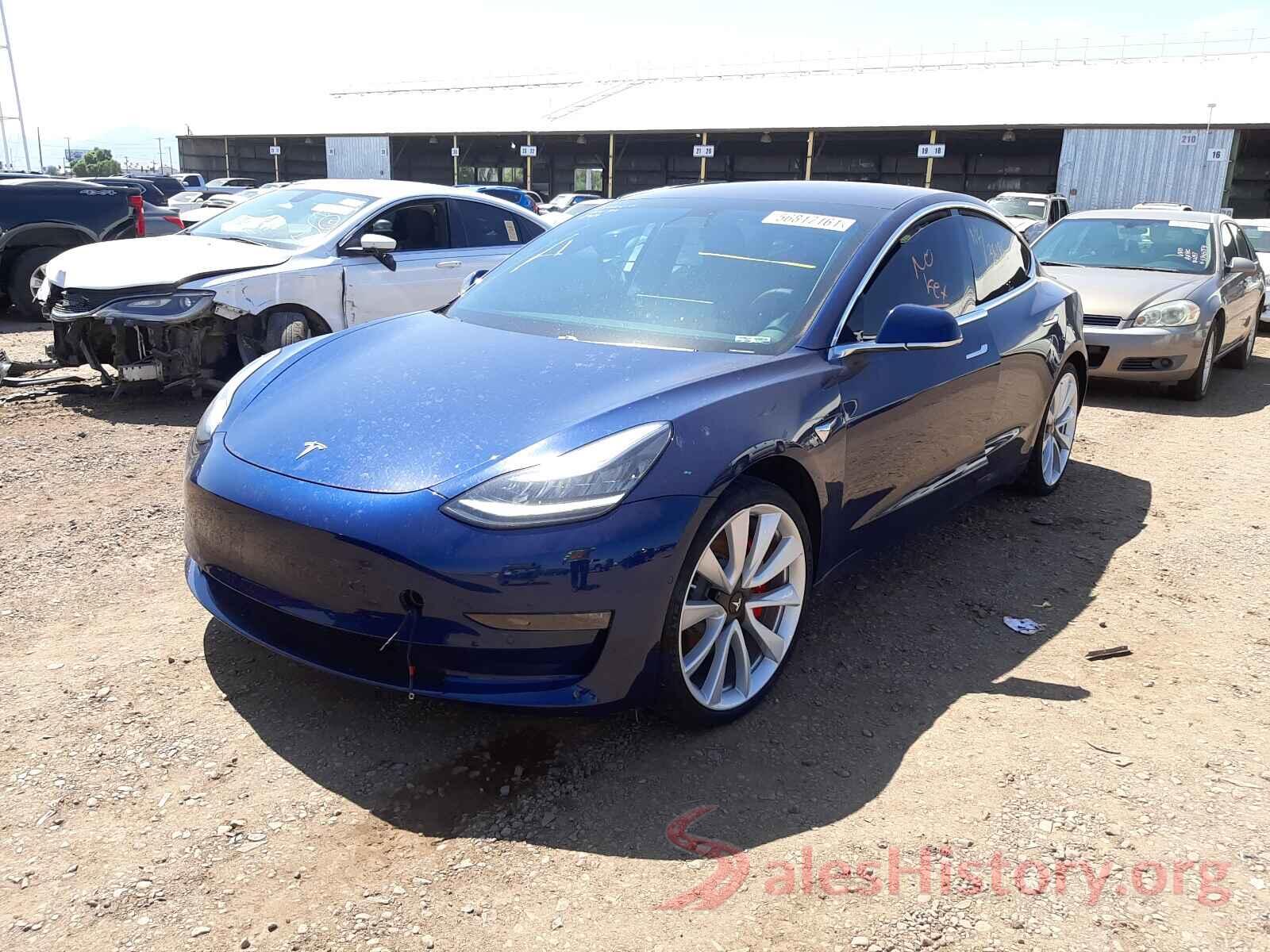 5YJ3E1EB0JF083964 2018 TESLA MODEL 3