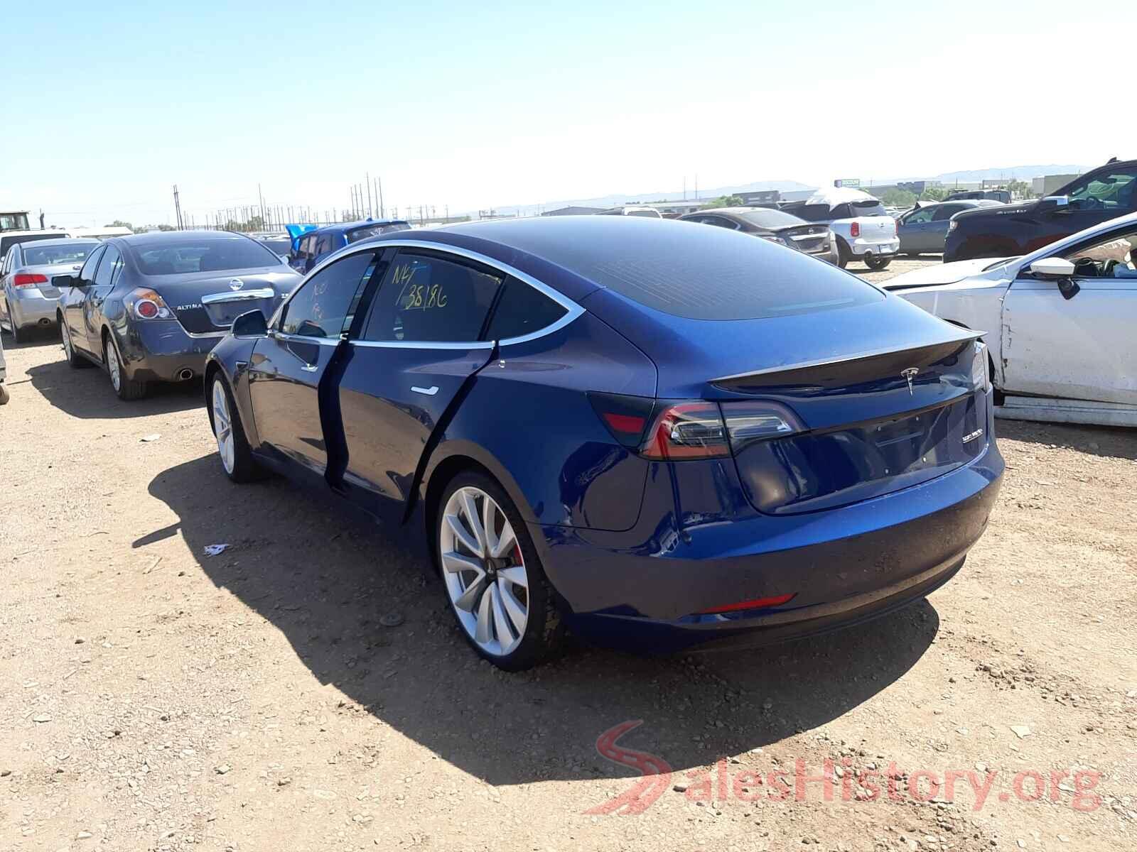 5YJ3E1EB0JF083964 2018 TESLA MODEL 3