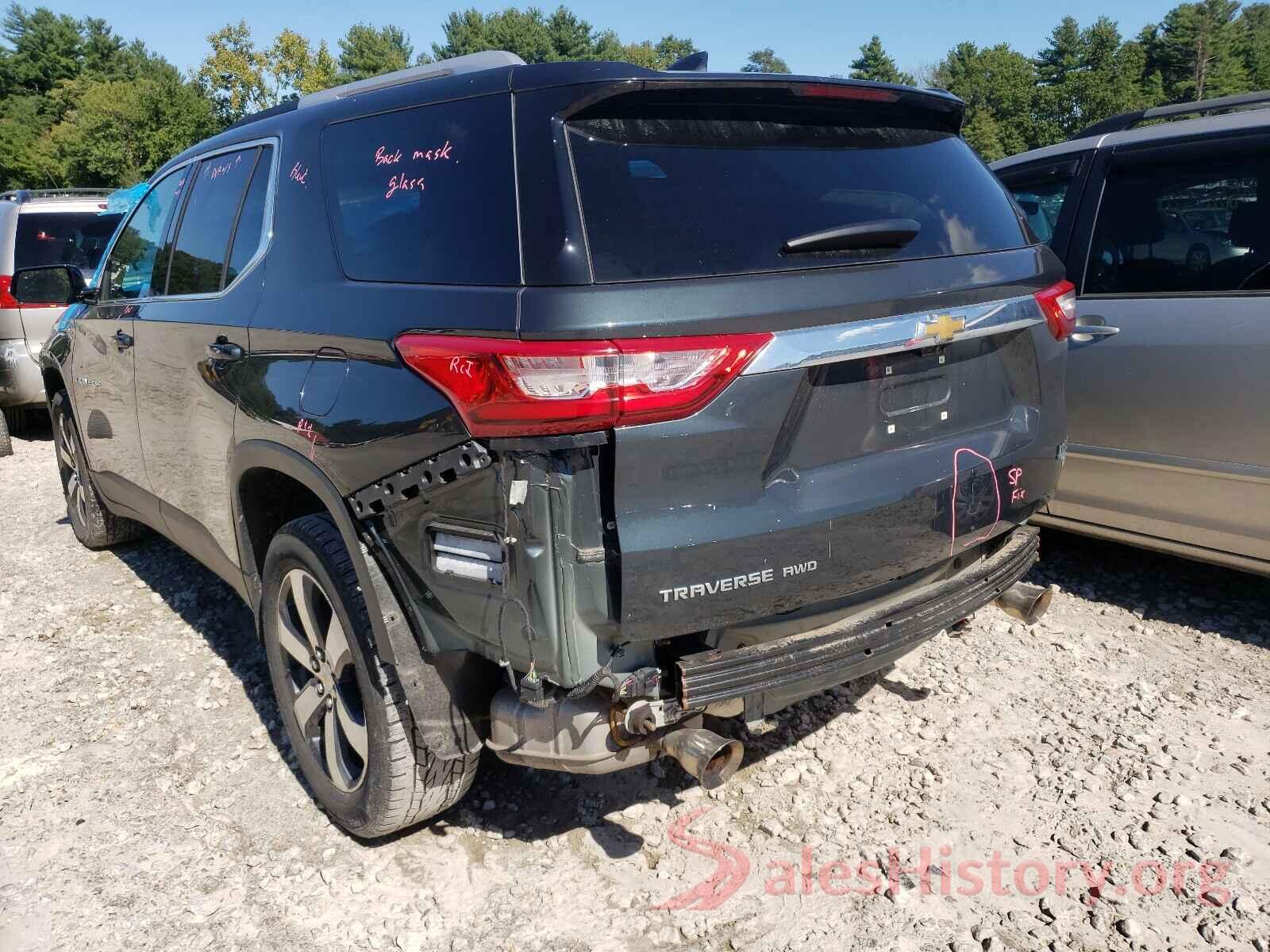 1GNEVHKW2JJ124216 2018 CHEVROLET TRAVERSE