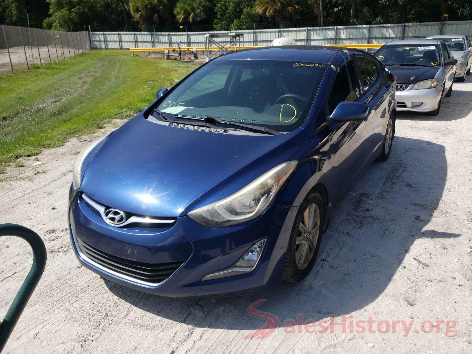 5NPDH4AE8GH720932 2016 HYUNDAI ELANTRA