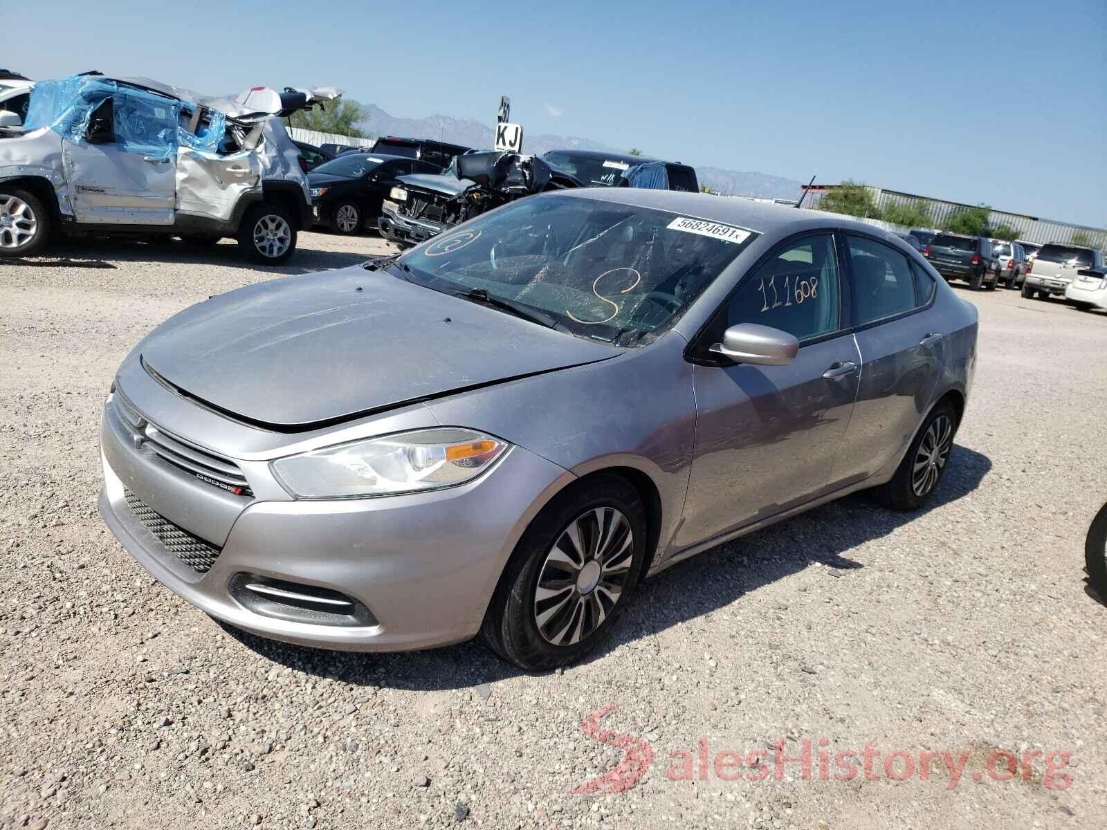 1C3CDFAA1GD644111 2016 DODGE DART