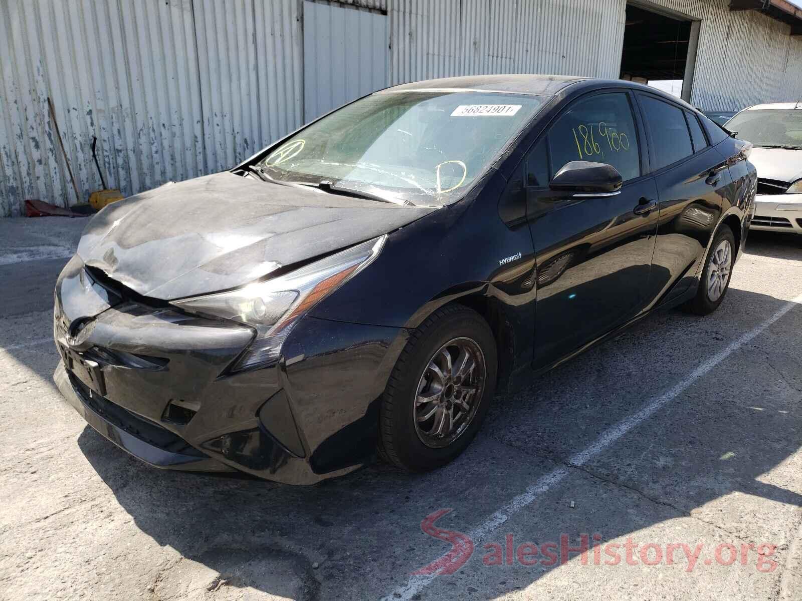 JTDKBRFU3G3022908 2016 TOYOTA PRIUS