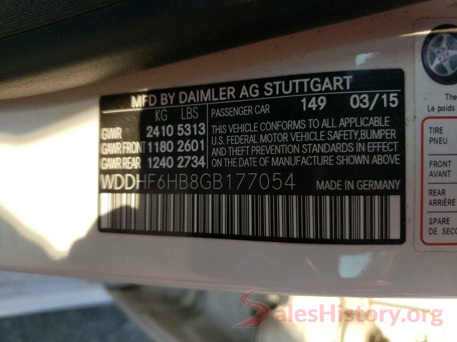 WDDHF6HB8GB177054 2016 MERCEDES-BENZ E-CLASS