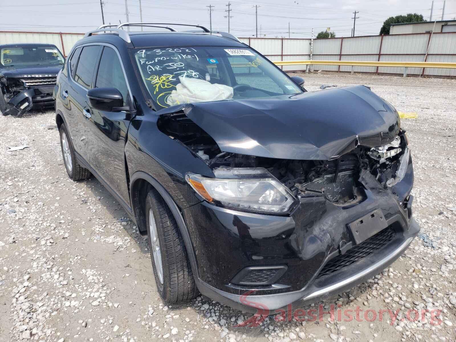 KNMAT2MT1GP652641 2016 NISSAN ROGUE