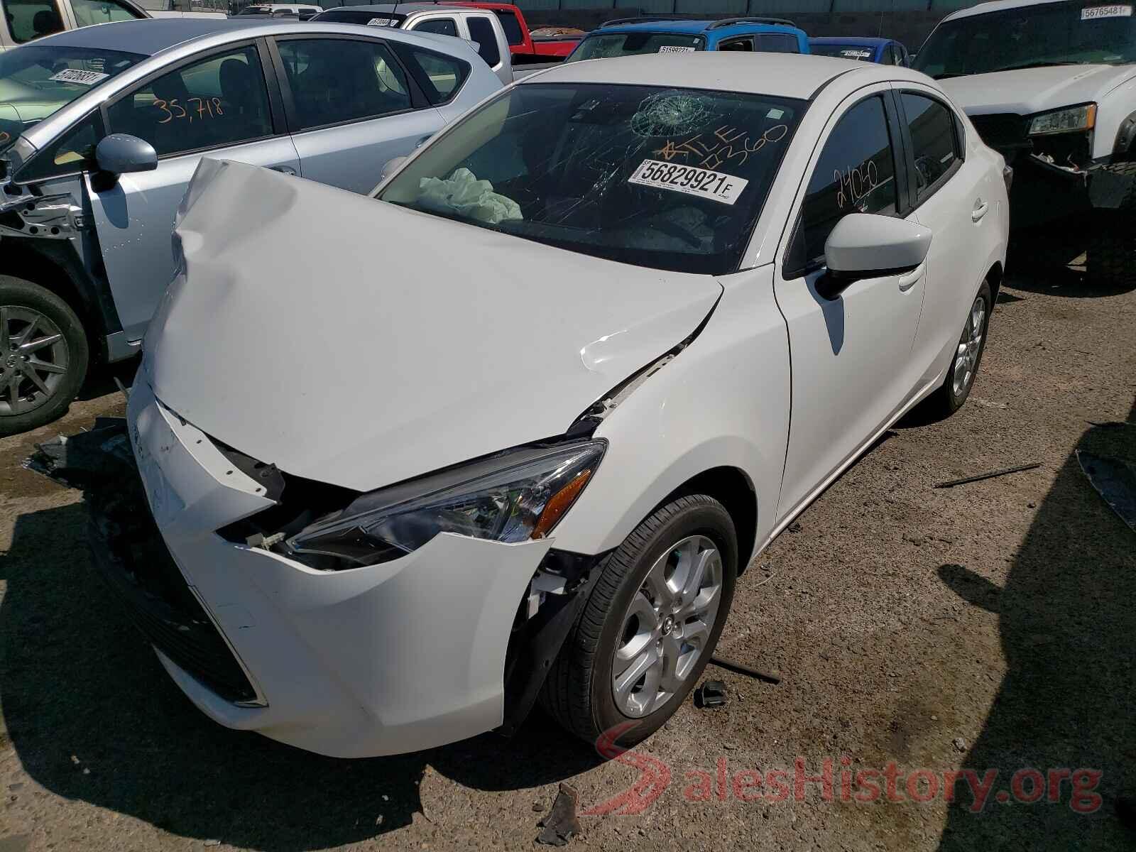 3MYDLBYV1JY332316 2018 TOYOTA YARIS