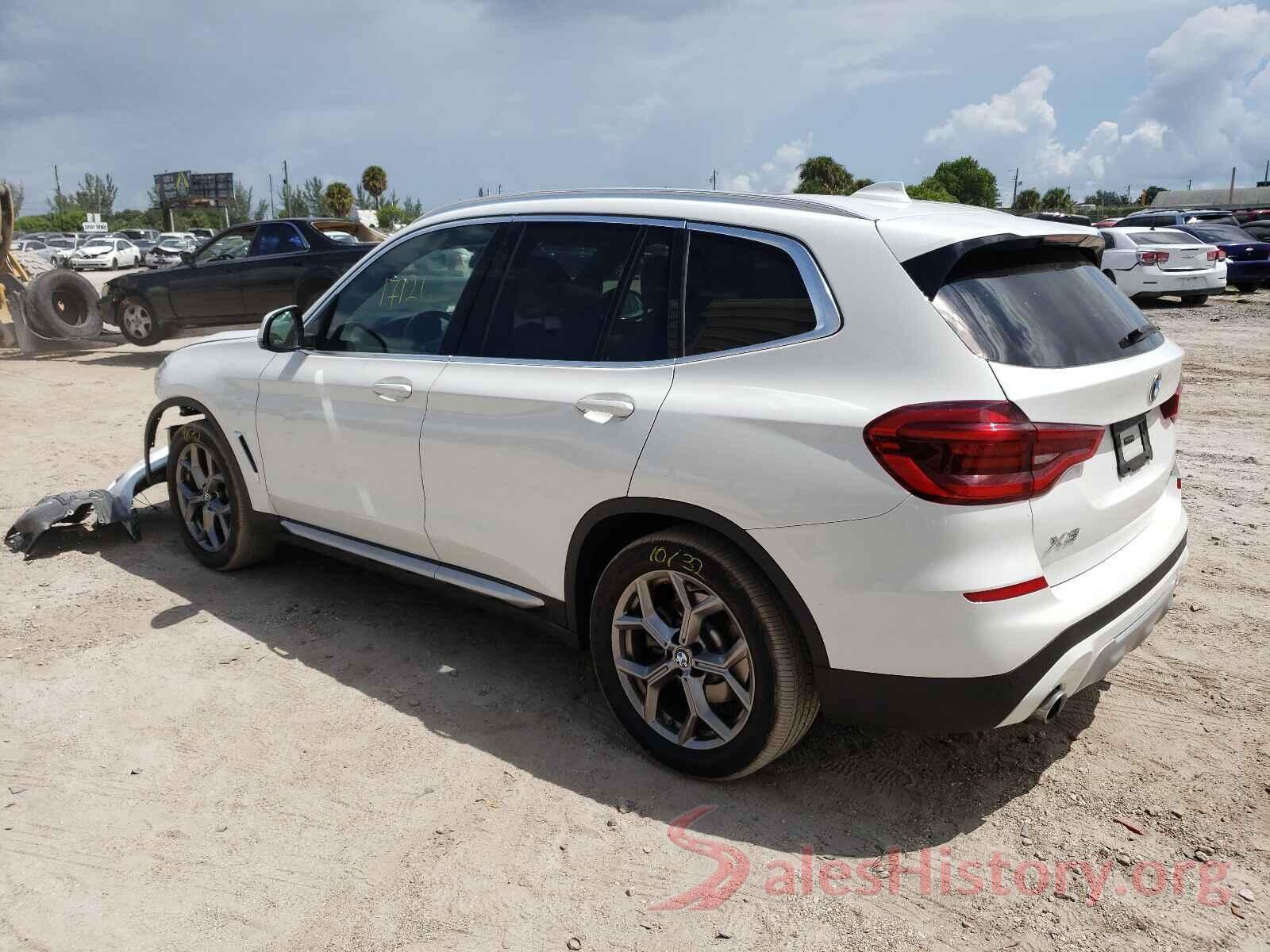 5UXTY3C01M9F57876 2021 BMW X3