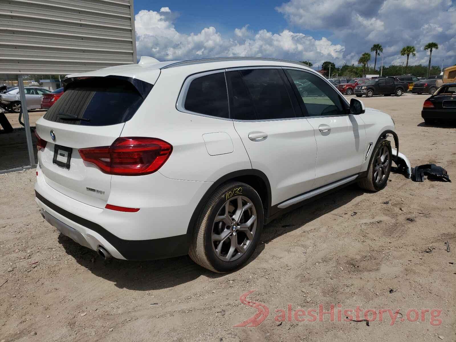 5UXTY3C01M9F57876 2021 BMW X3