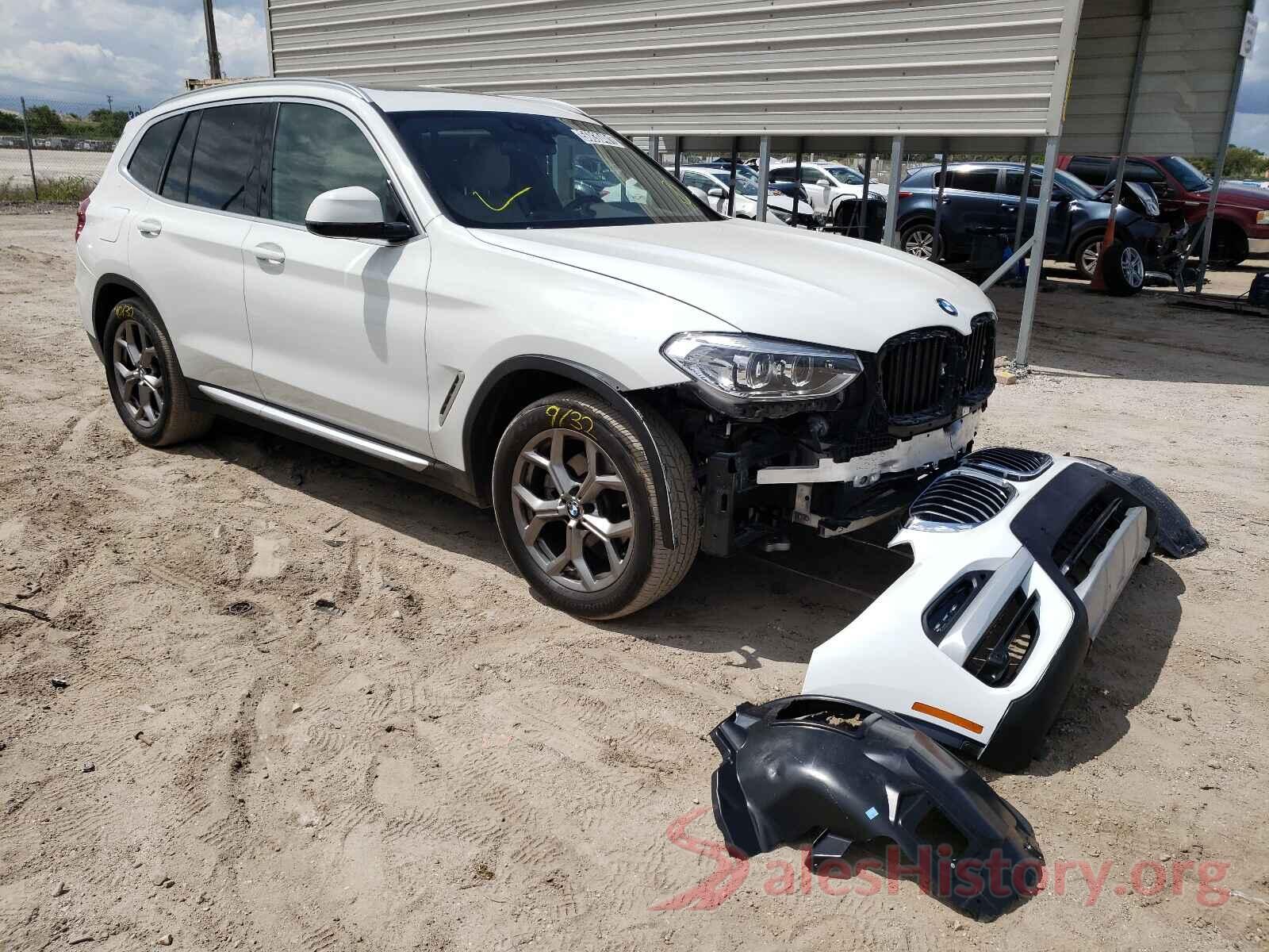 5UXTY3C01M9F57876 2021 BMW X3