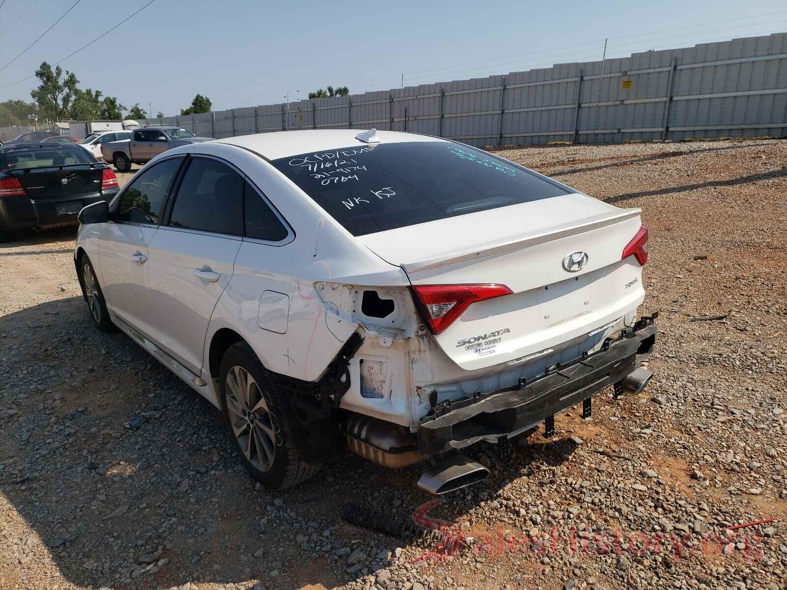 5NPE34AF0HH570764 2017 HYUNDAI SONATA