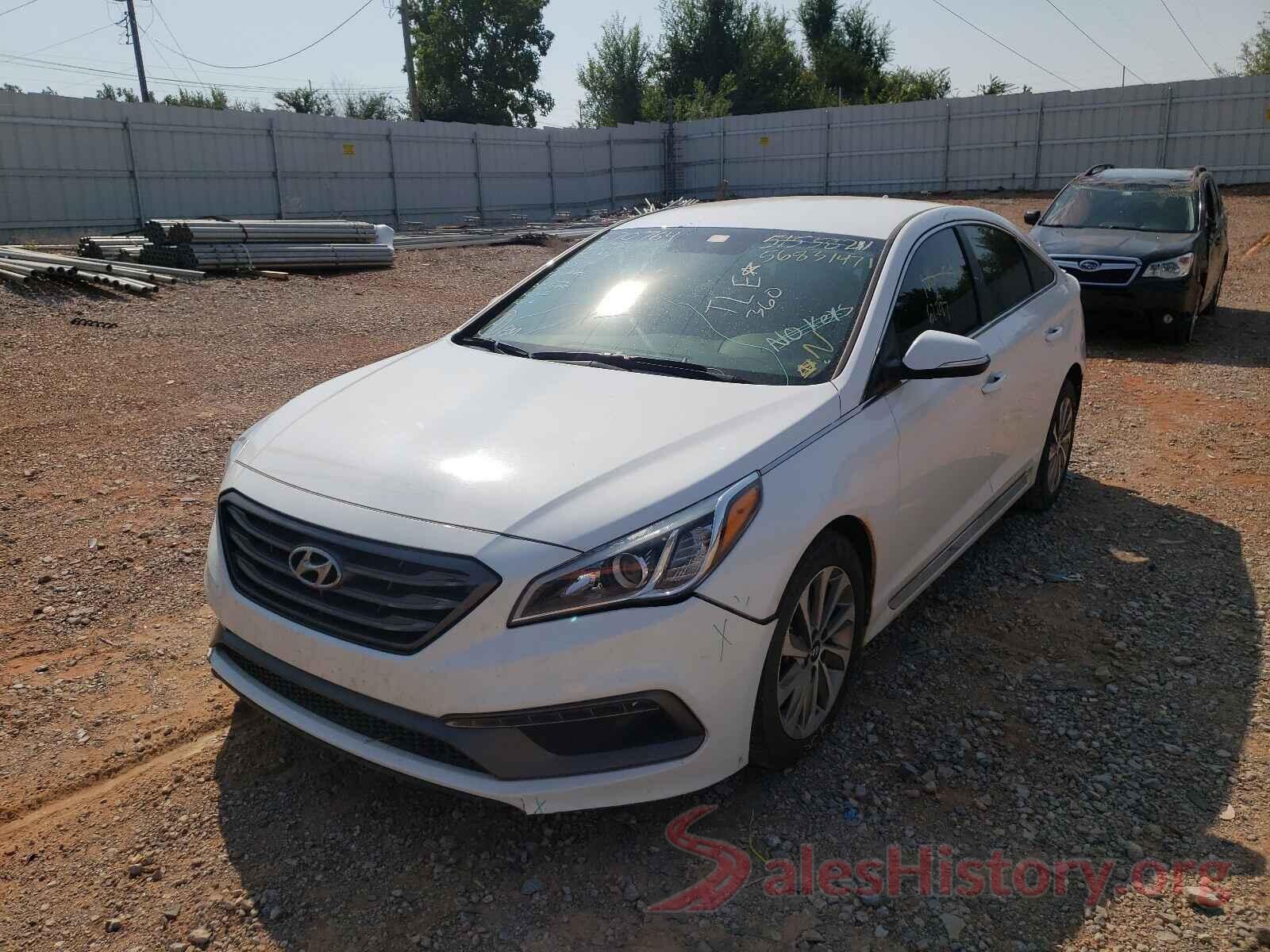 5NPE34AF0HH570764 2017 HYUNDAI SONATA