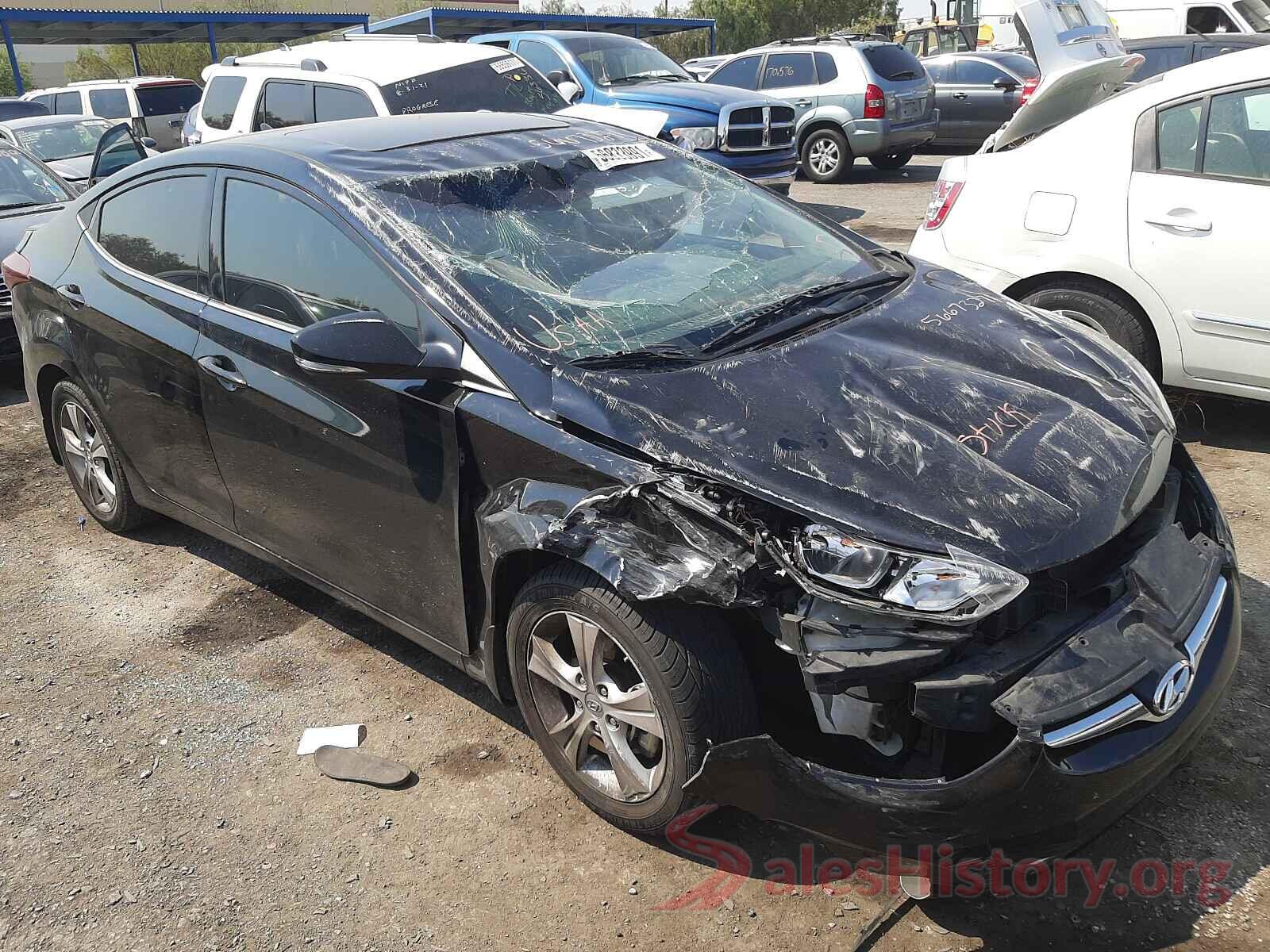 KMHDH4AE0GU480955 2016 HYUNDAI ELANTRA