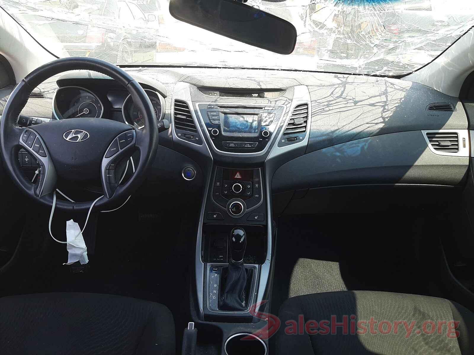 KMHDH4AE0GU480955 2016 HYUNDAI ELANTRA