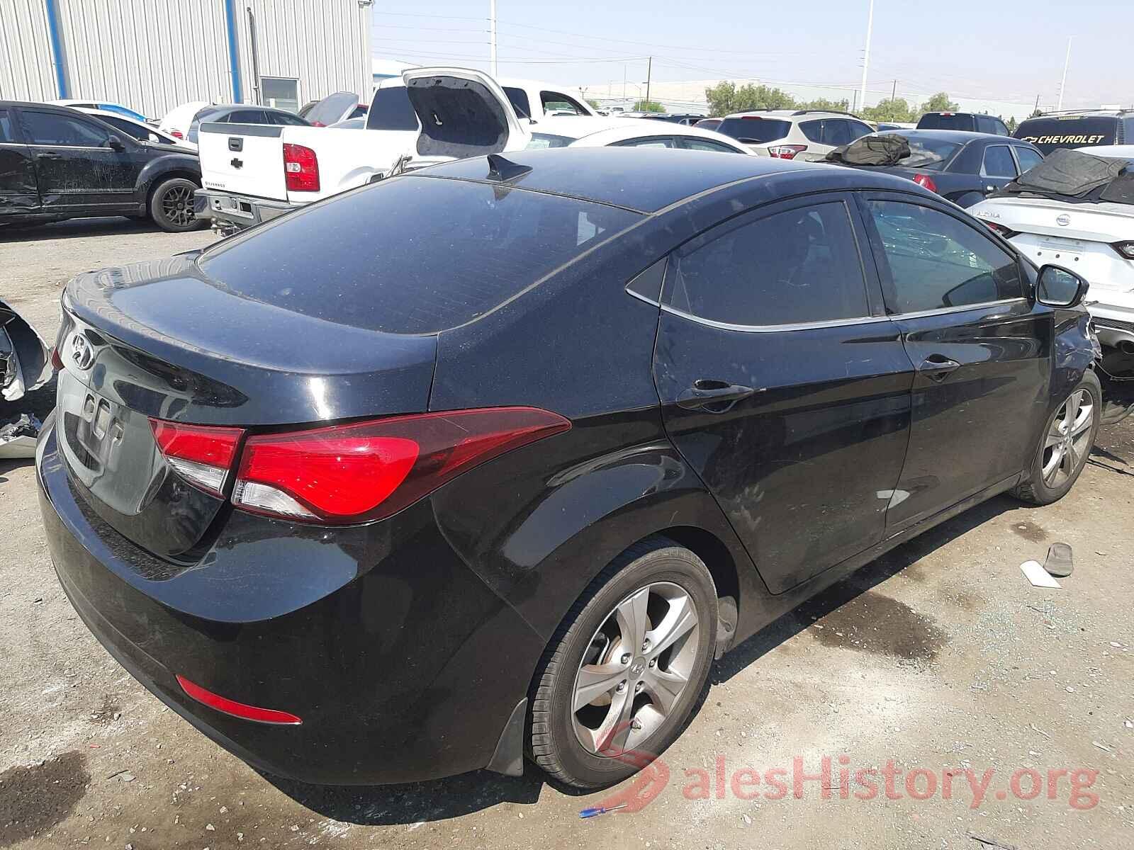 KMHDH4AE0GU480955 2016 HYUNDAI ELANTRA