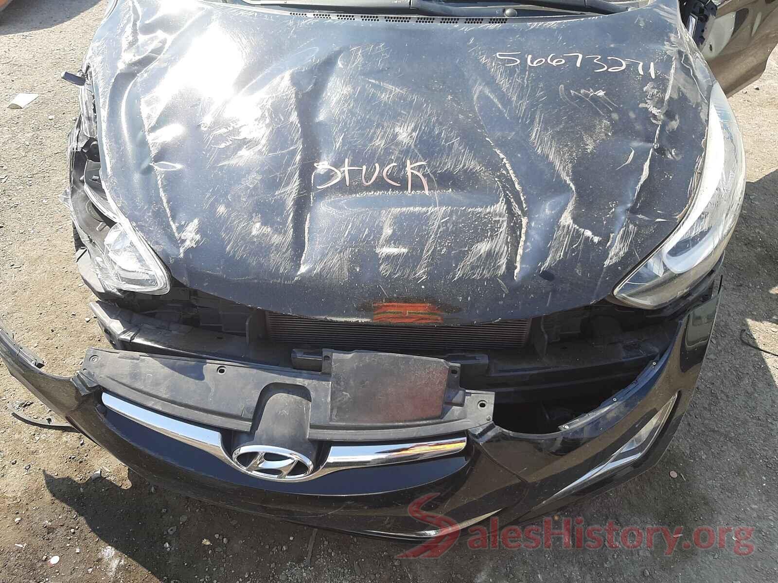 KMHDH4AE0GU480955 2016 HYUNDAI ELANTRA