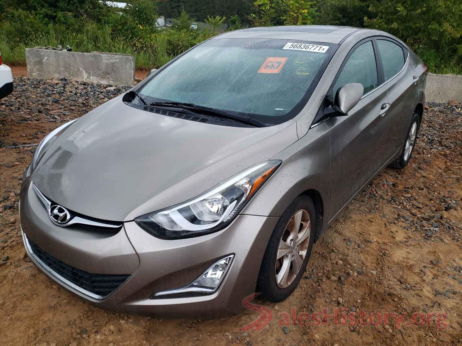 5NPDH4AE1GH766831 2016 HYUNDAI ELANTRA