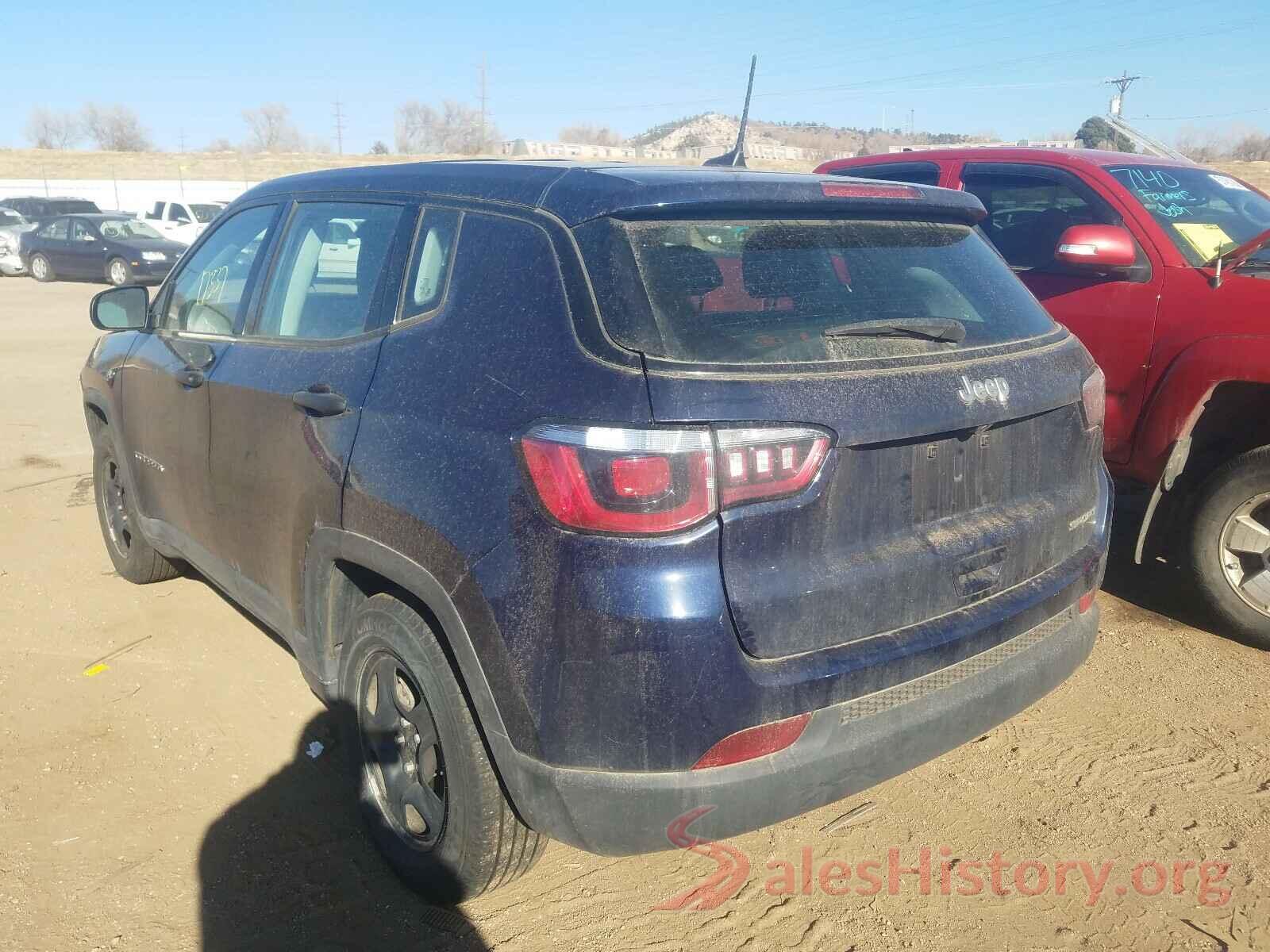 3C4NJCAB3KT616107 2019 JEEP COMPASS