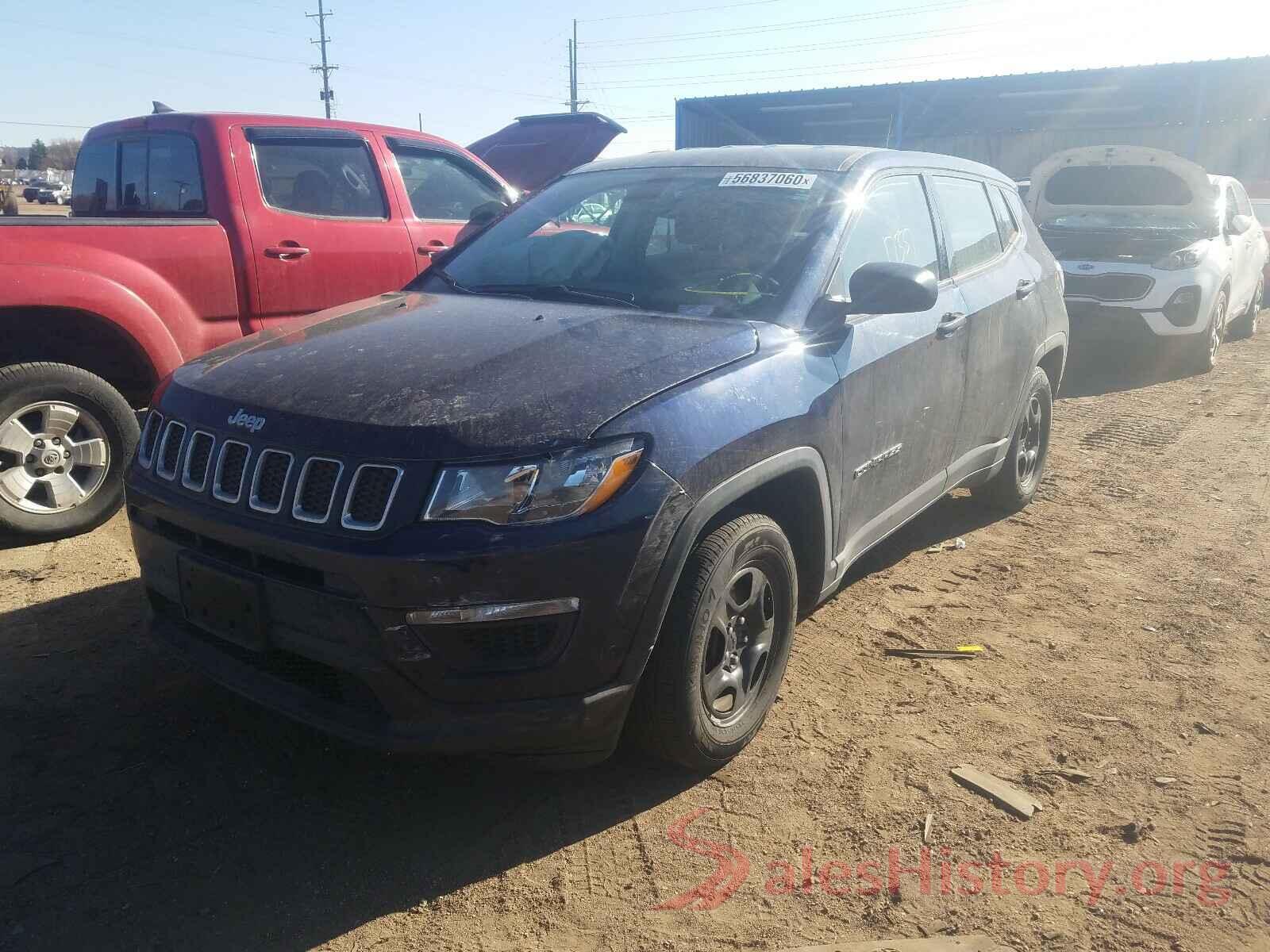 3C4NJCAB3KT616107 2019 JEEP COMPASS