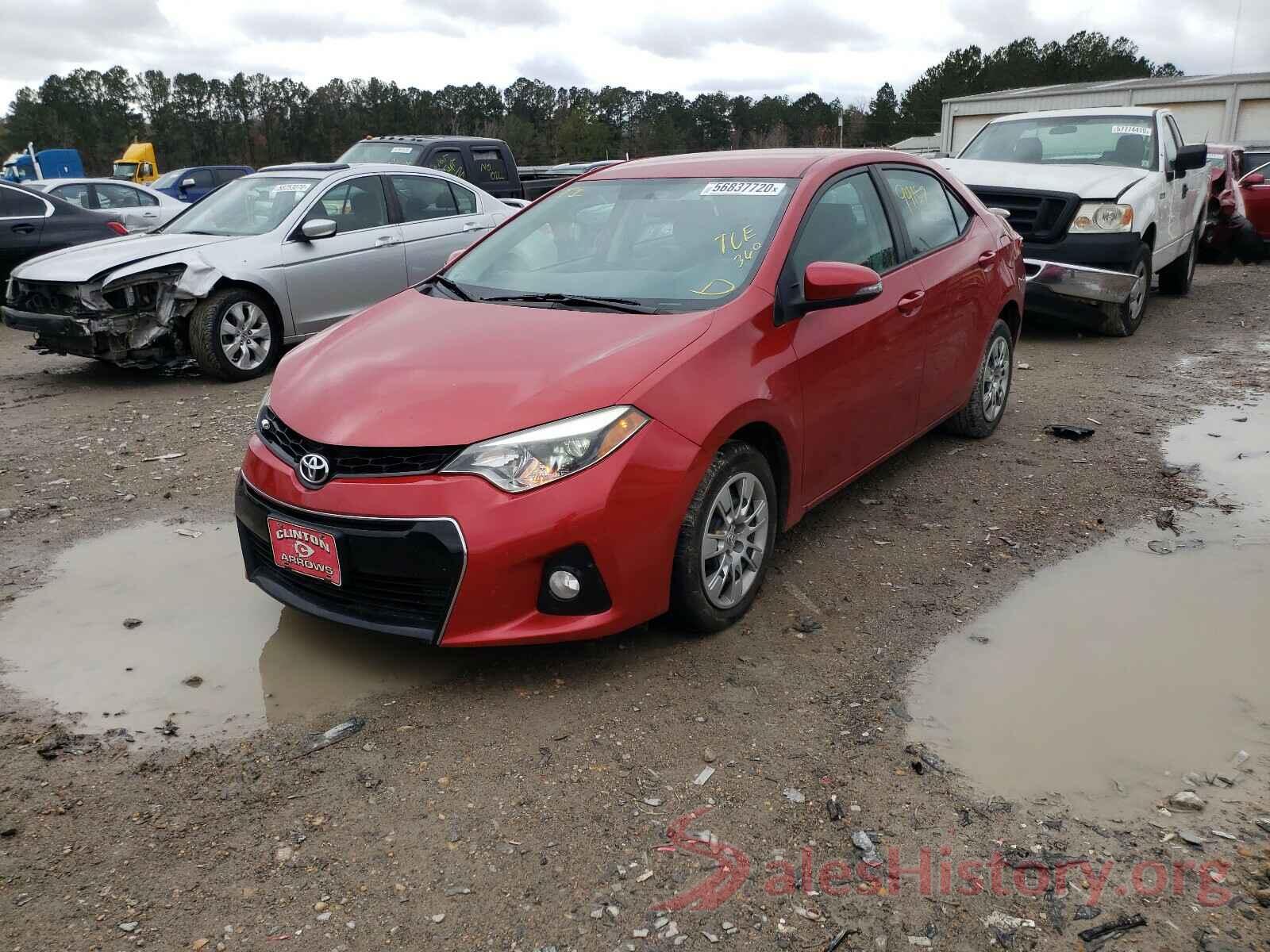 5YFBURHE9GP466737 2016 TOYOTA COROLLA