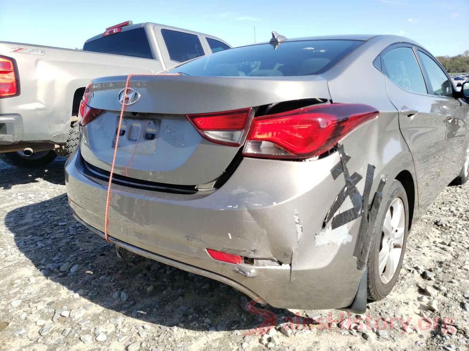 5NPDH4AE2GH799403 2016 HYUNDAI ELANTRA