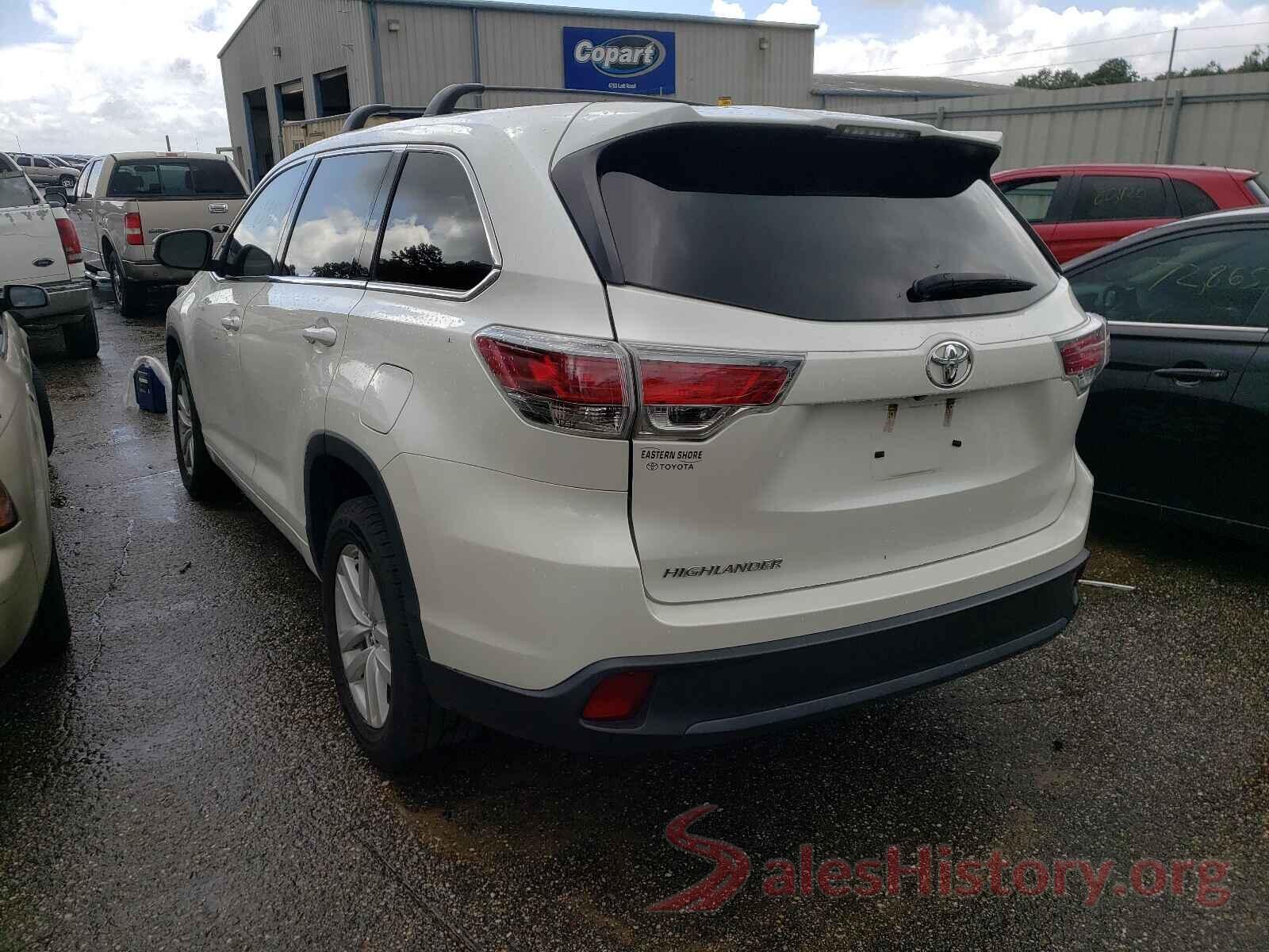 5TDZKRFH9GS167192 2016 TOYOTA HIGHLANDER