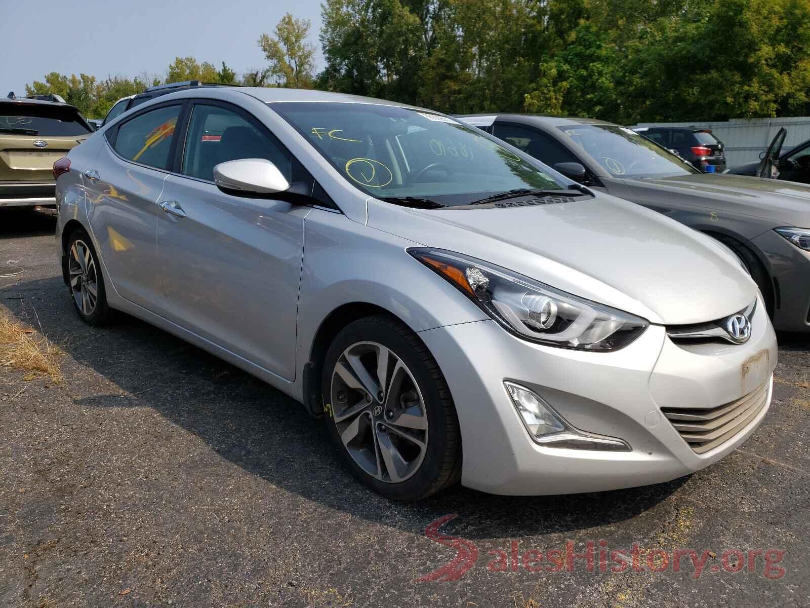 KMHDH4AE1GU598187 2016 HYUNDAI ELANTRA