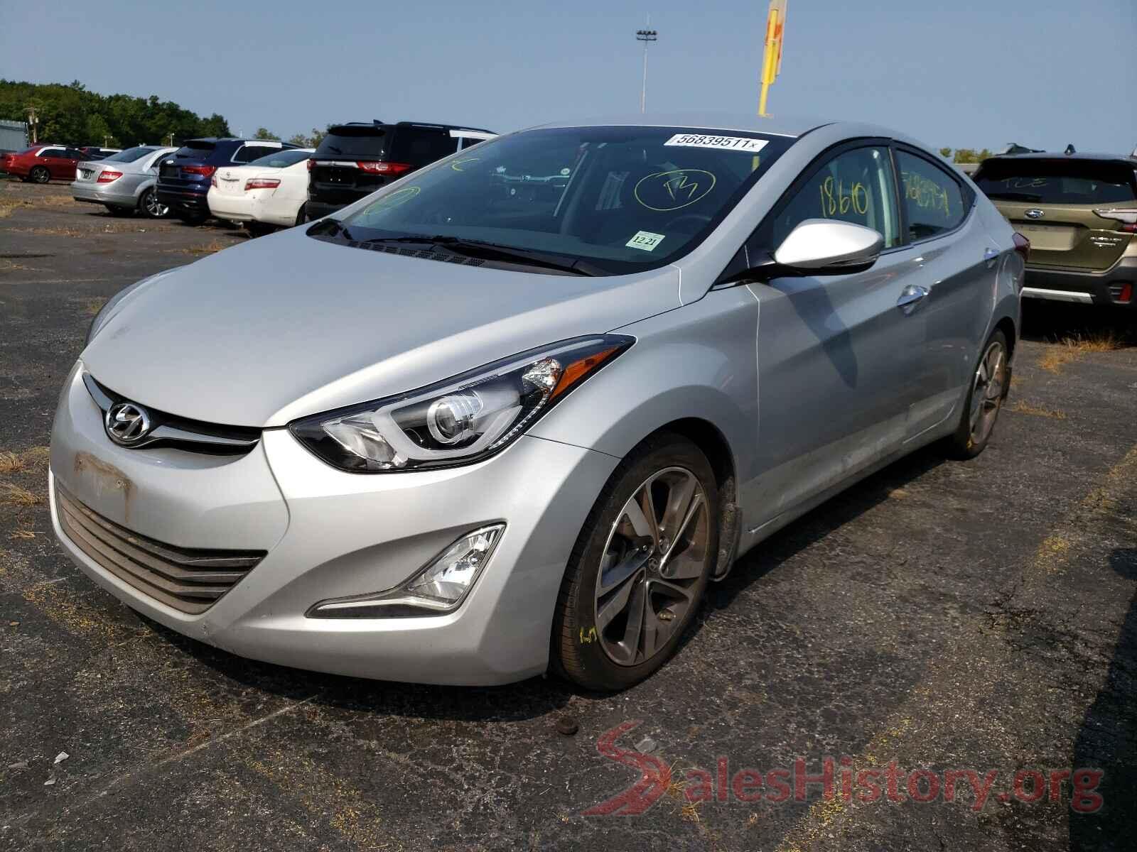 KMHDH4AE1GU598187 2016 HYUNDAI ELANTRA