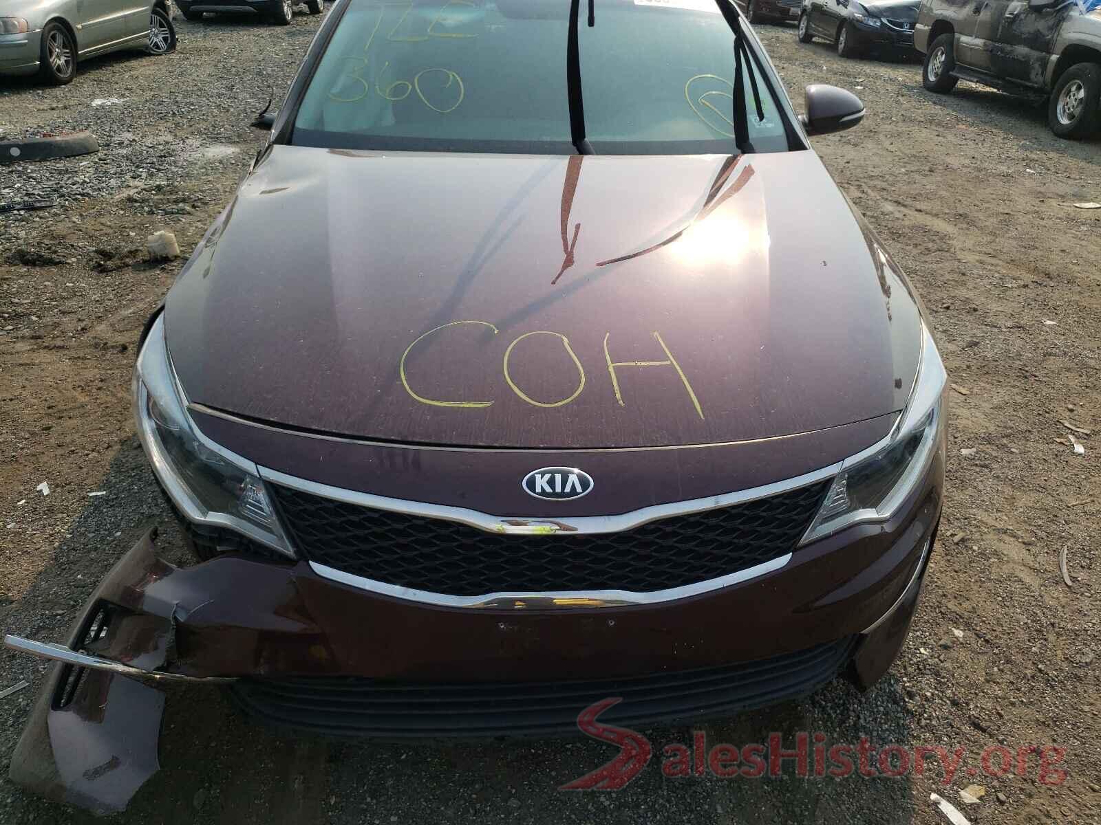 5XXGT4L38GG110208 2016 KIA OPTIMA