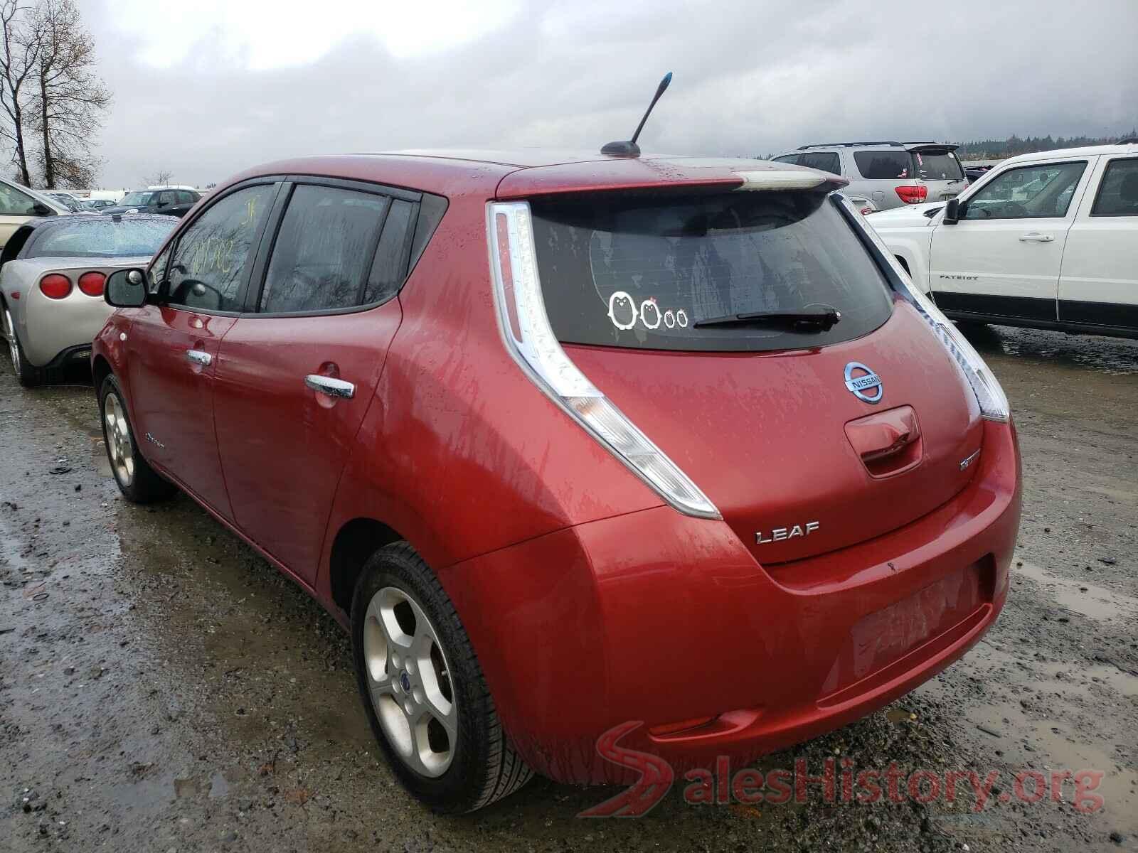 JN1AZ0CPXBT002541 2011 NISSAN LEAF