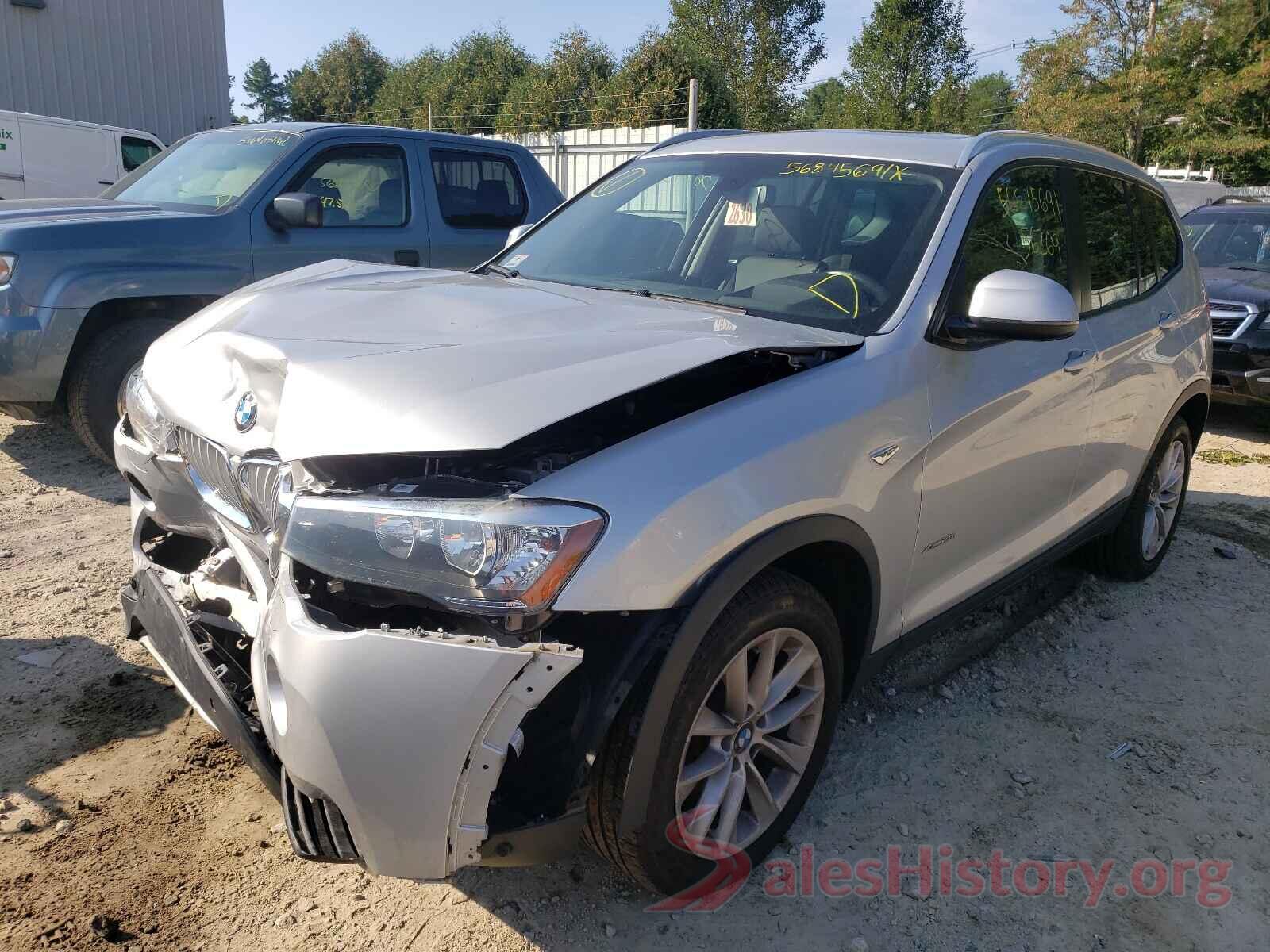 5UXWX9C59H0T05699 2017 BMW X3