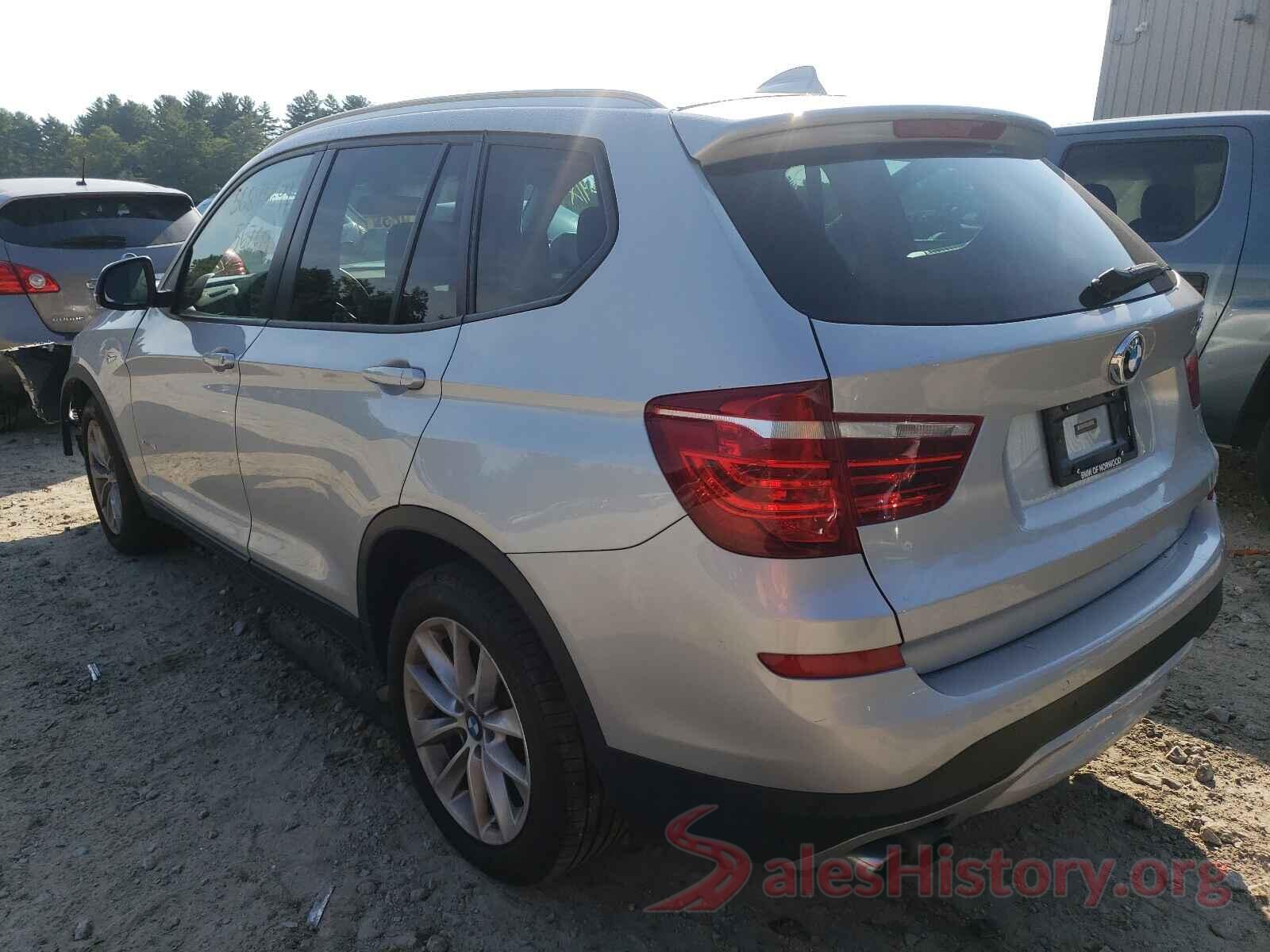 5UXWX9C59H0T05699 2017 BMW X3