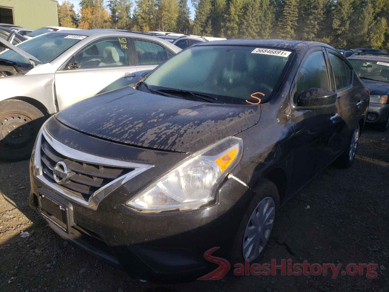 3N1CN7APXKL870513 2019 NISSAN VERSA