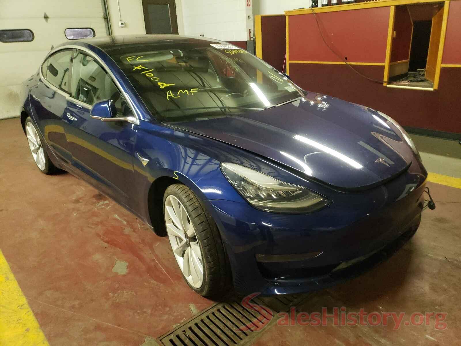 5YJ3E1EB3JF072232 2018 TESLA MODEL 3