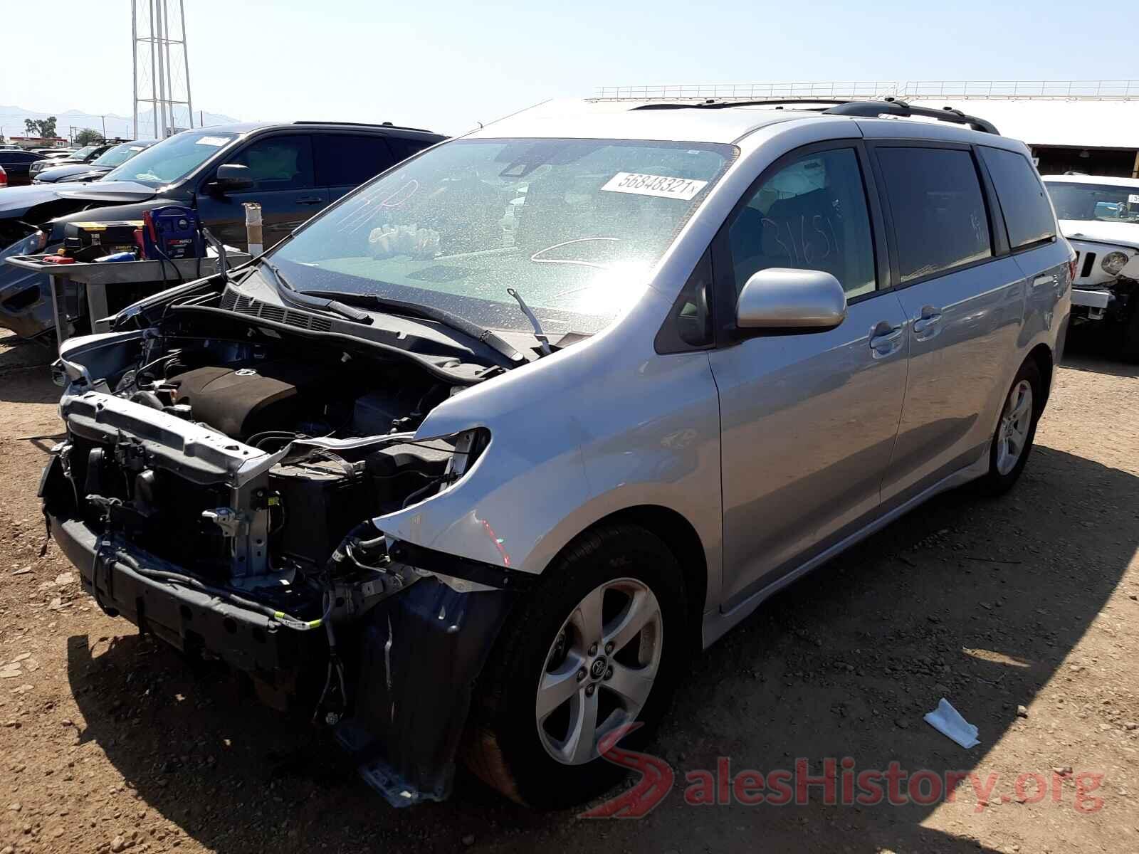 5TDKZ3DC9JS964809 2018 TOYOTA SIENNA