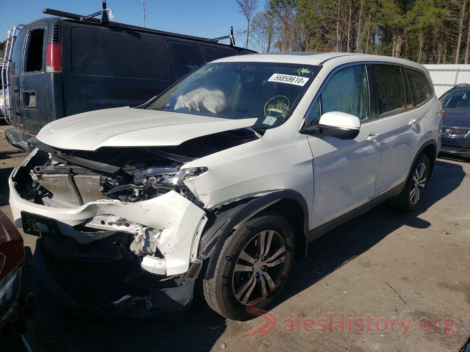 5FNYF6H58HB020210 2017 HONDA PILOT