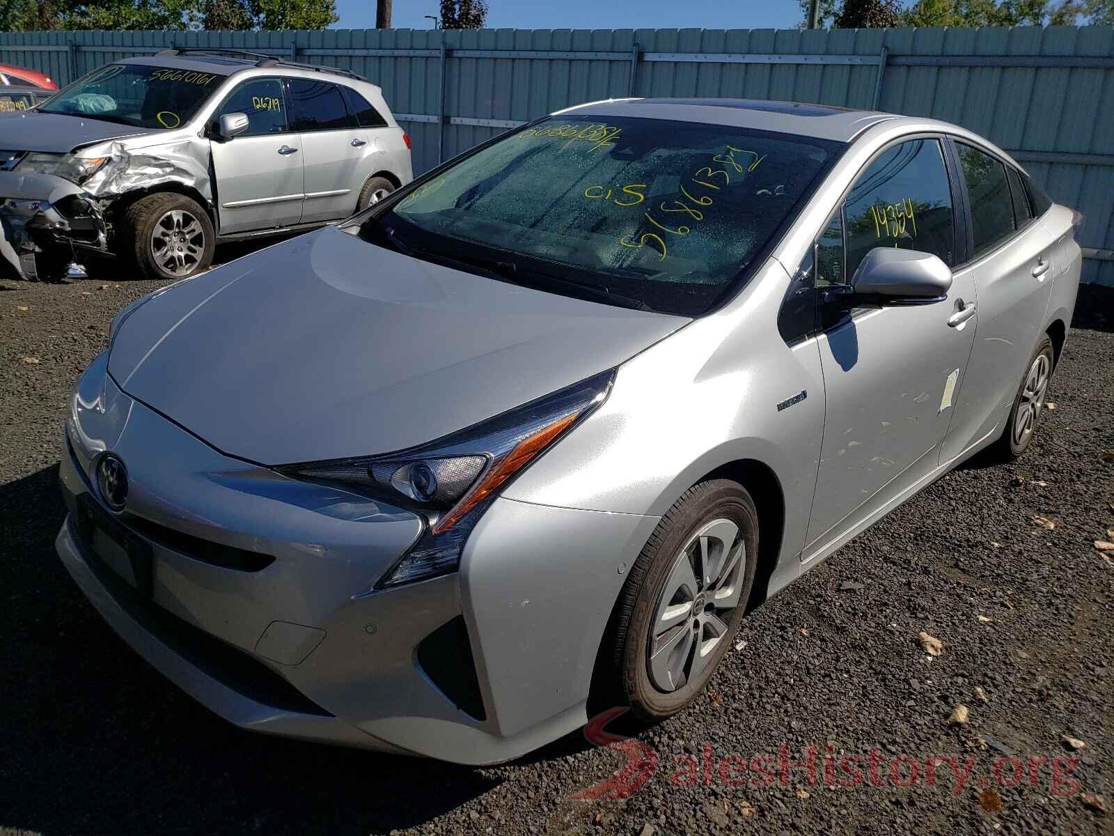 JTDKARFU4J3066412 2018 TOYOTA PRIUS