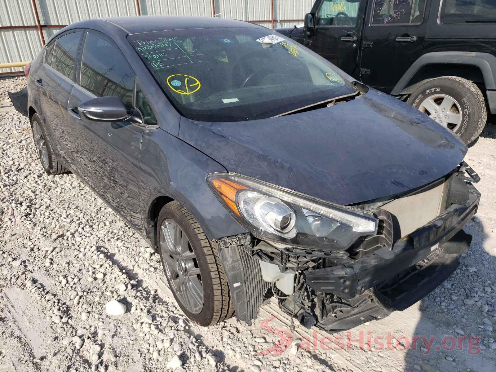 KNAFX4A85G5450772 2016 KIA FORTE