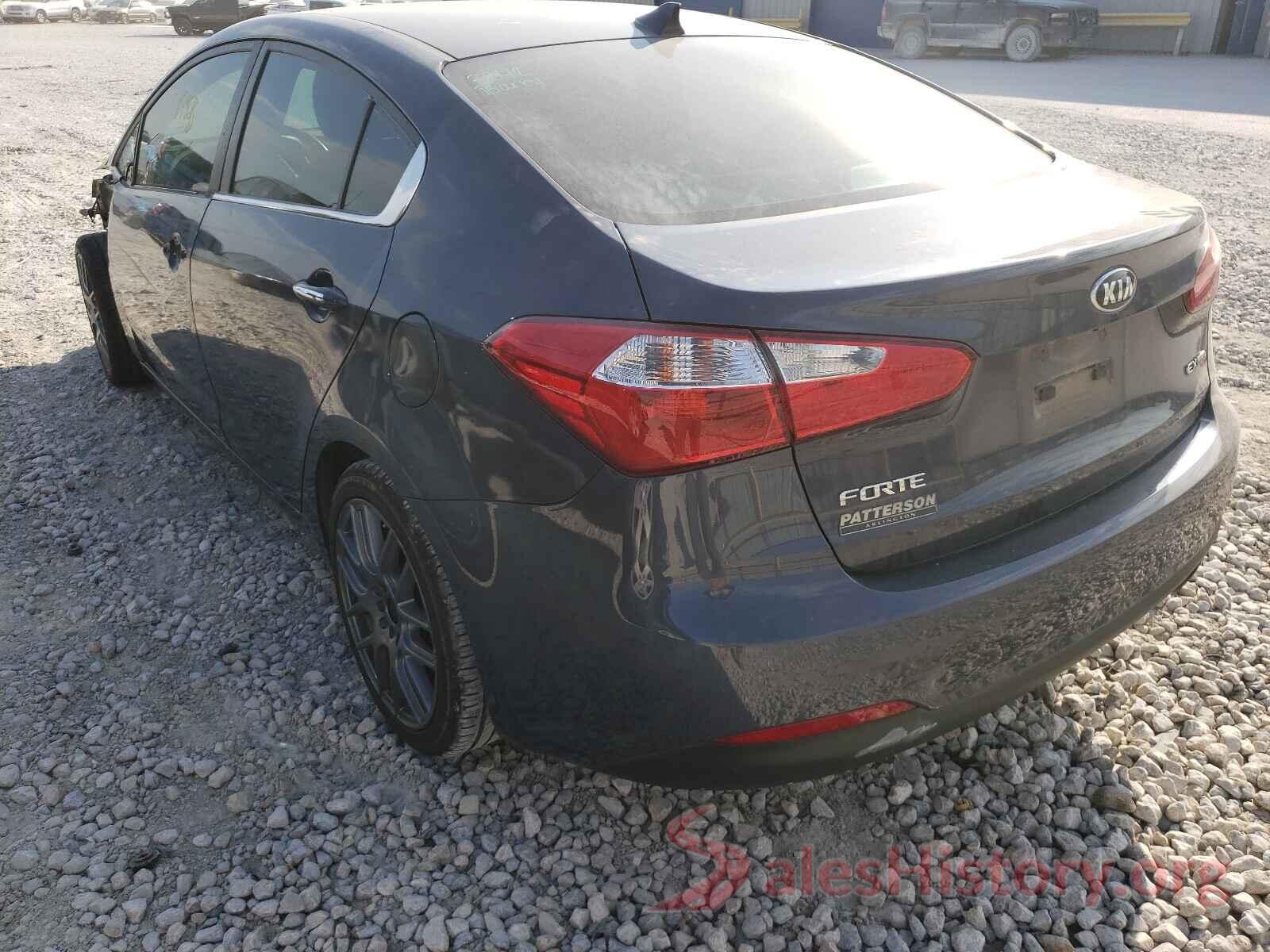 KNAFX4A85G5450772 2016 KIA FORTE