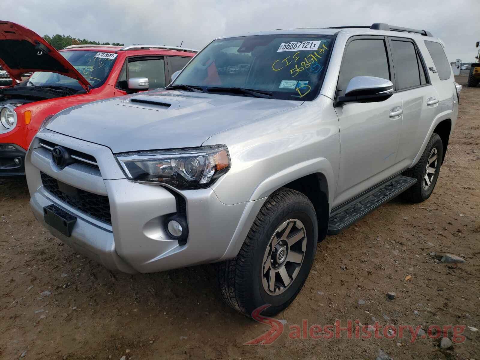 JTEBU5JR1L5833462 2020 TOYOTA 4RUNNER