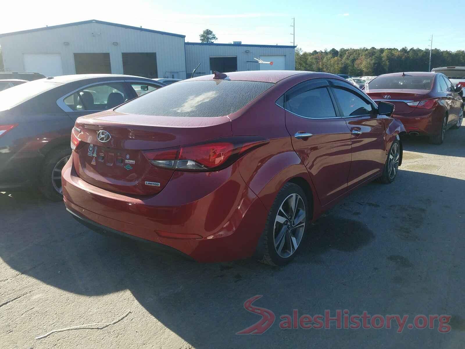 KMHDH4AE3GU597509 2016 HYUNDAI ELANTRA