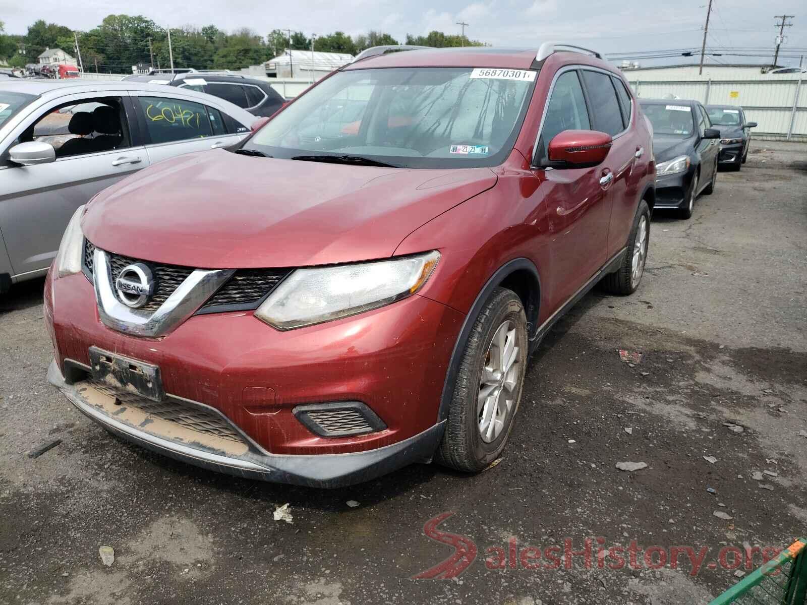 5N1AT2MV5GC839014 2016 NISSAN ROGUE