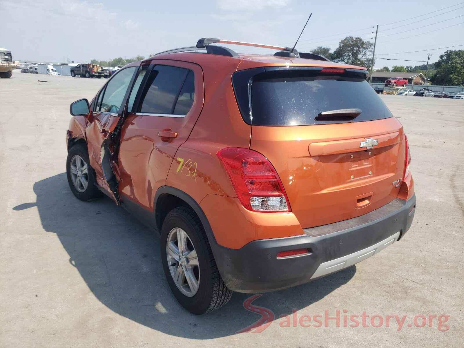 KL7CJPSB9GB572830 2016 CHEVROLET TRAX