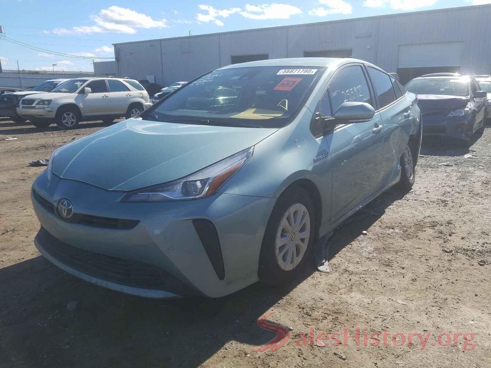 JTDKARFU6K3079941 2019 TOYOTA PRIUS