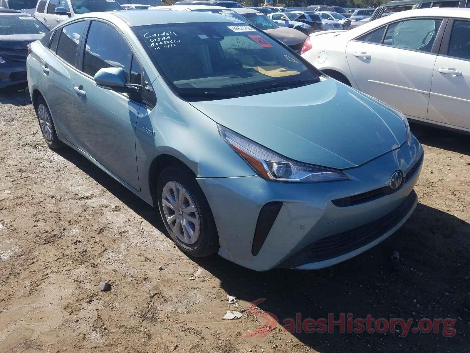 JTDKARFU6K3079941 2019 TOYOTA PRIUS