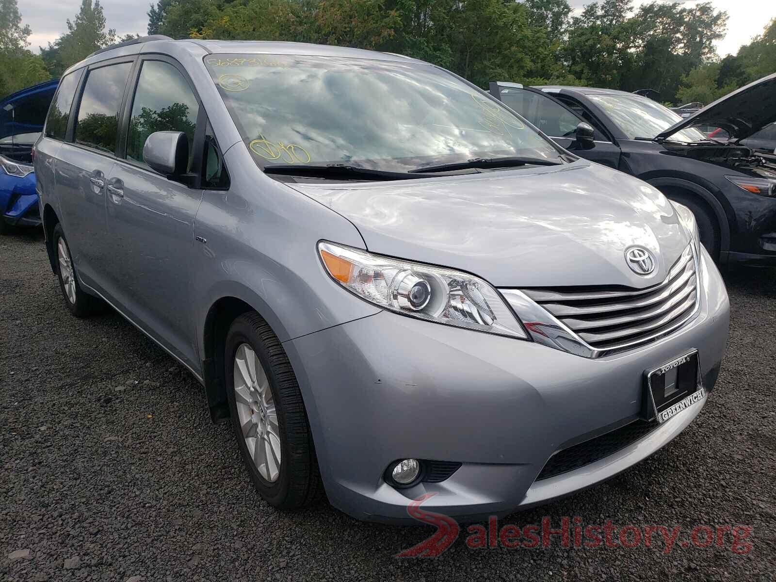 5TDDZ3DC0HS148851 2017 TOYOTA SIENNA