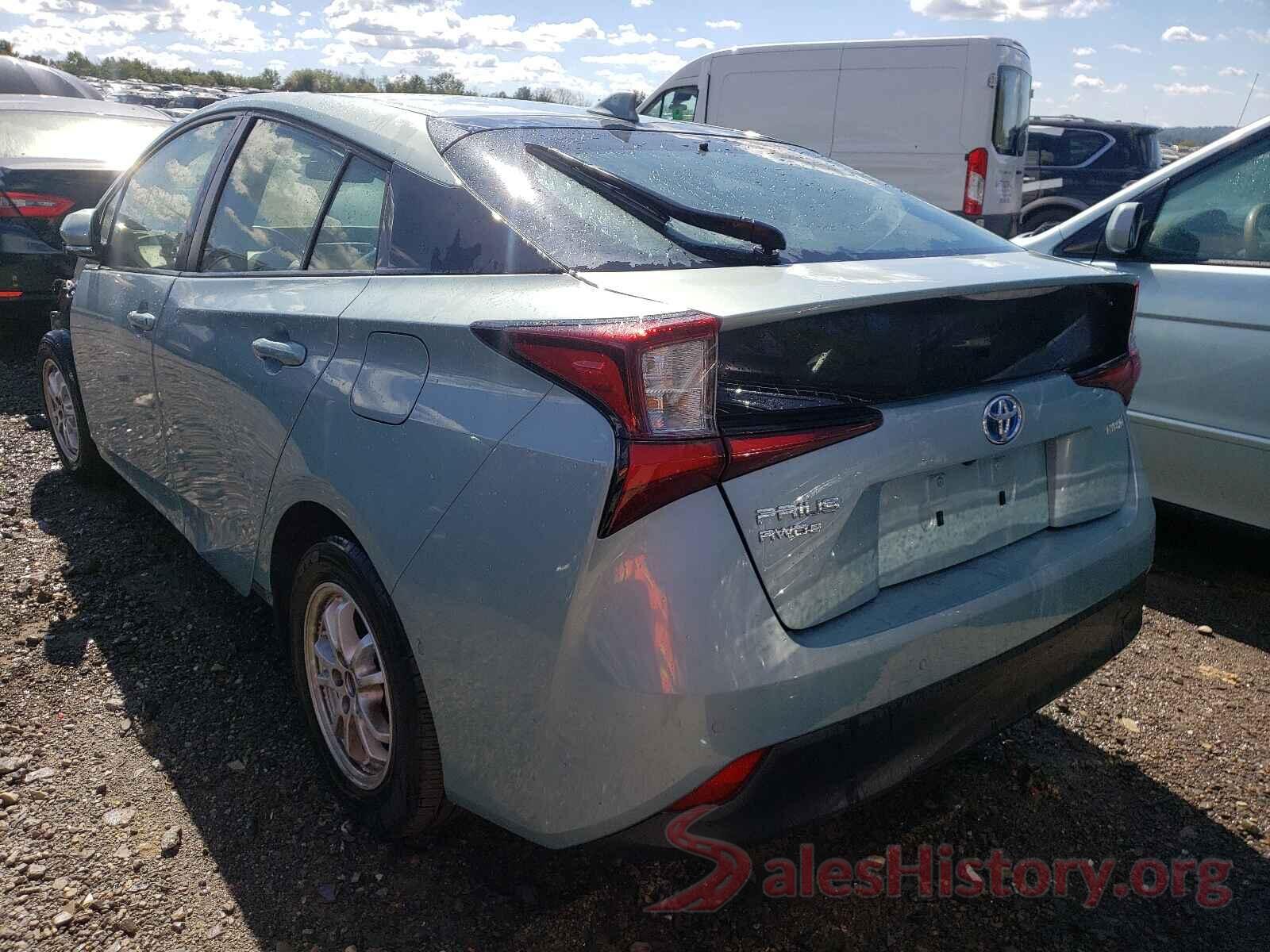 JTDL9RFU1K3003492 2019 TOYOTA PRIUS