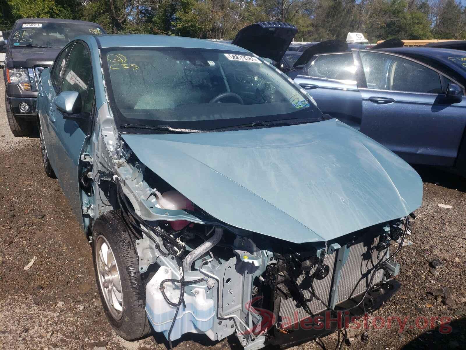 JTDL9RFU1K3003492 2019 TOYOTA PRIUS