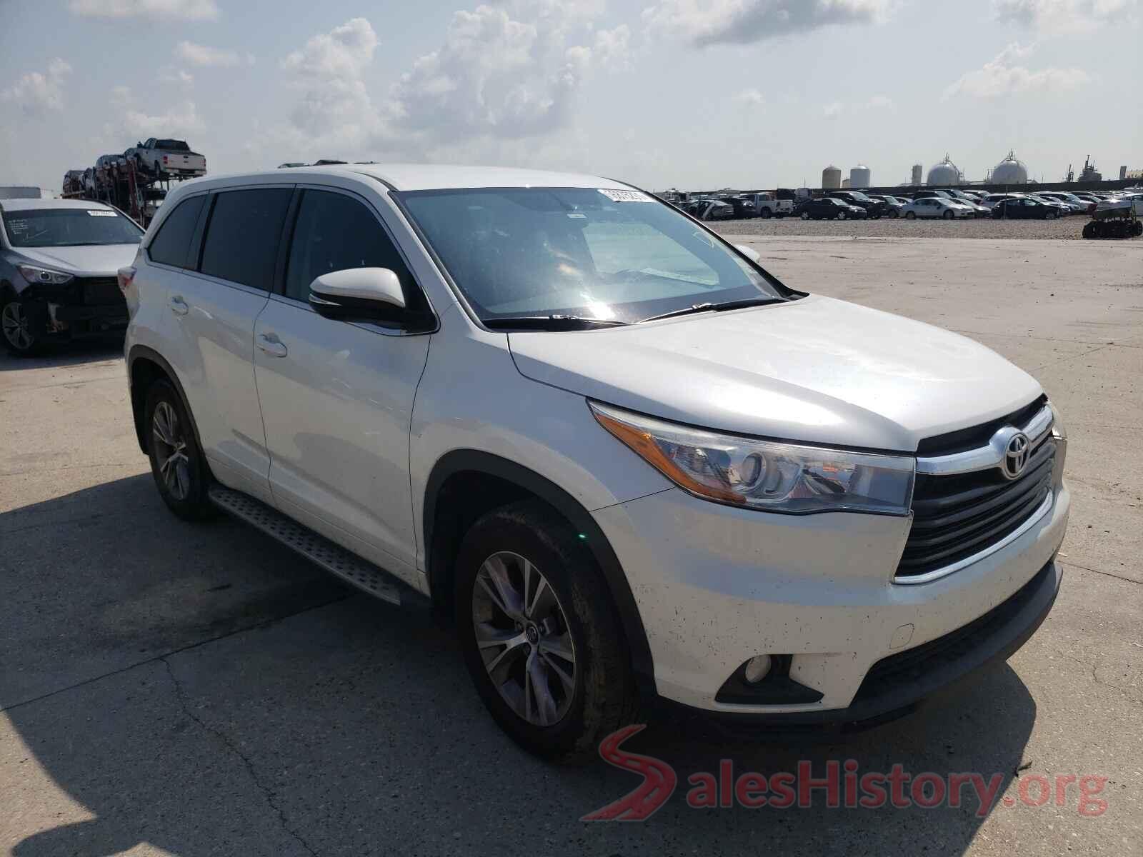 5TDZKRFH6GS148180 2016 TOYOTA HIGHLANDER