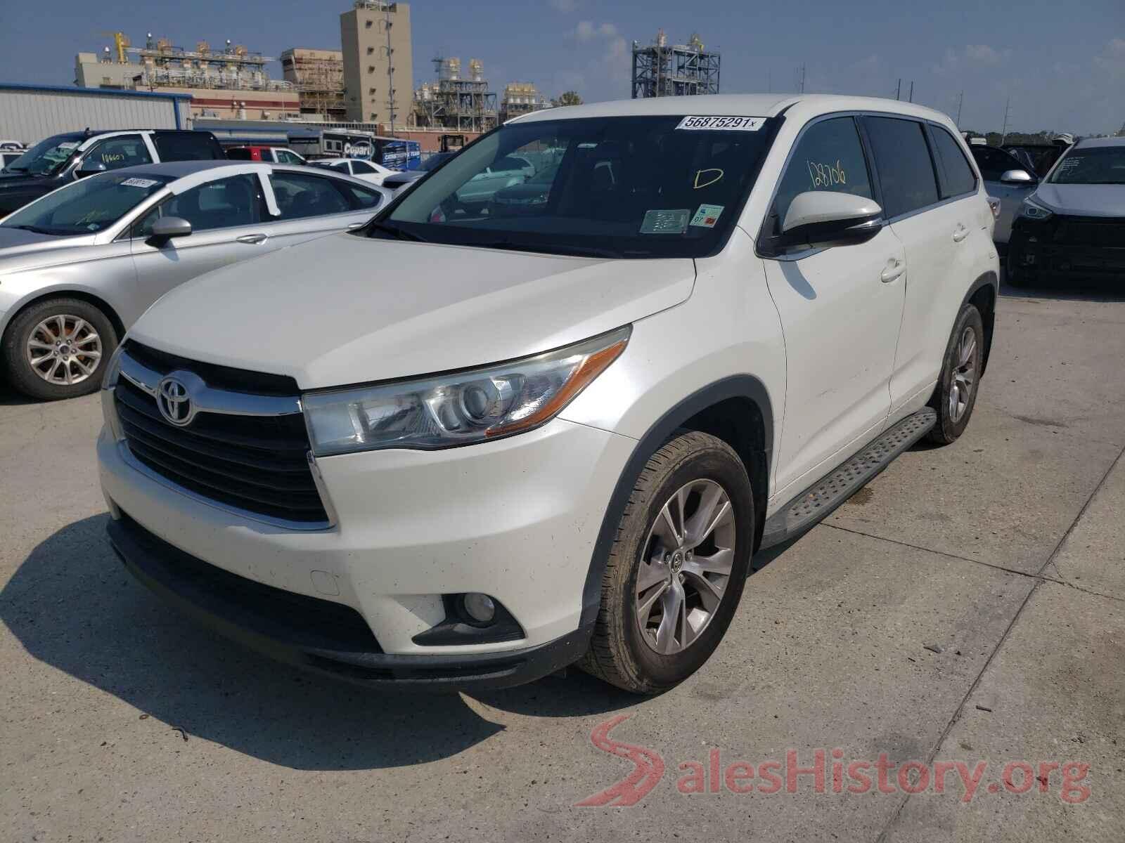 5TDZKRFH6GS148180 2016 TOYOTA HIGHLANDER