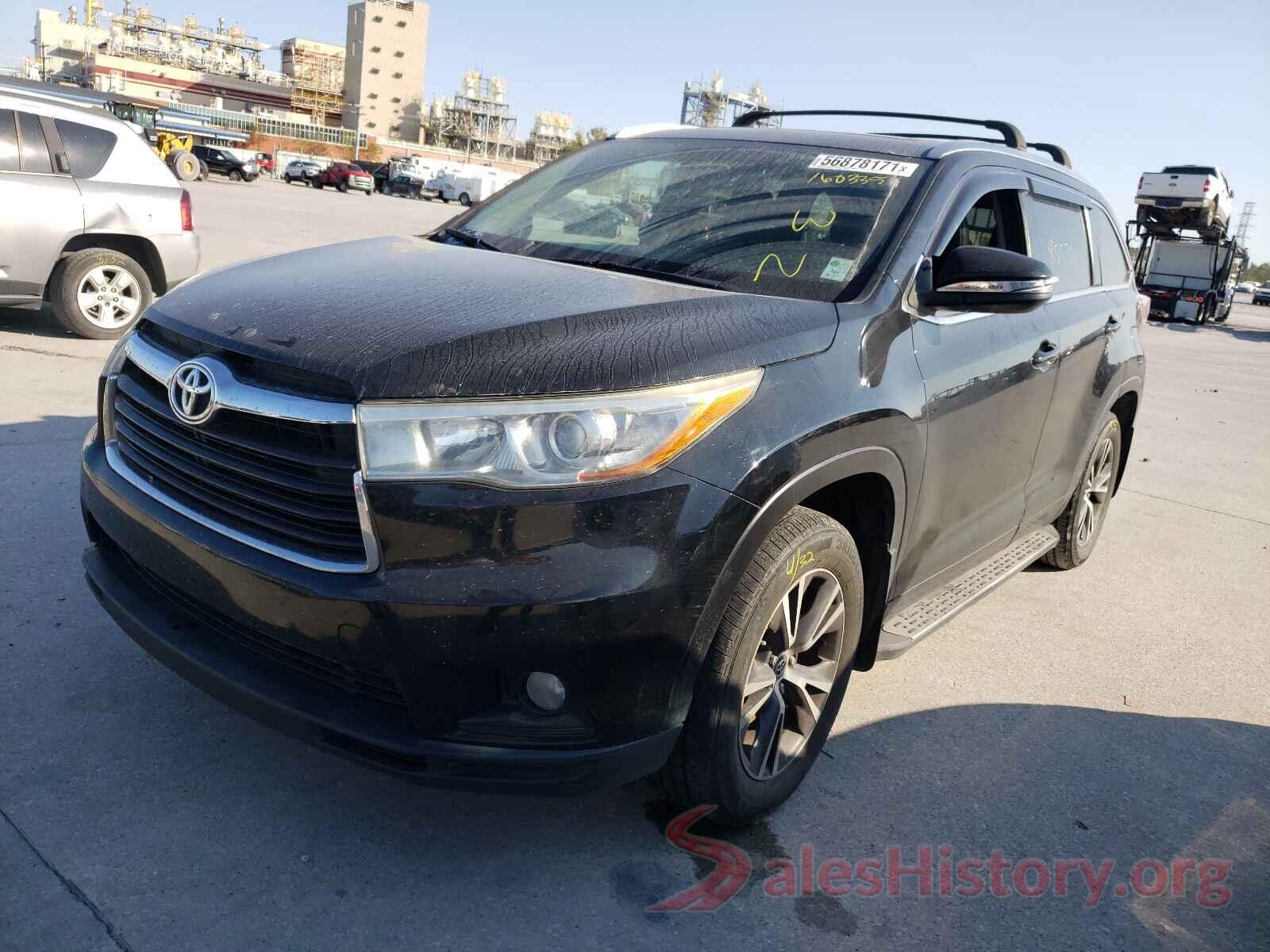 5TDKKRFH1GS160335 2016 TOYOTA HIGHLANDER